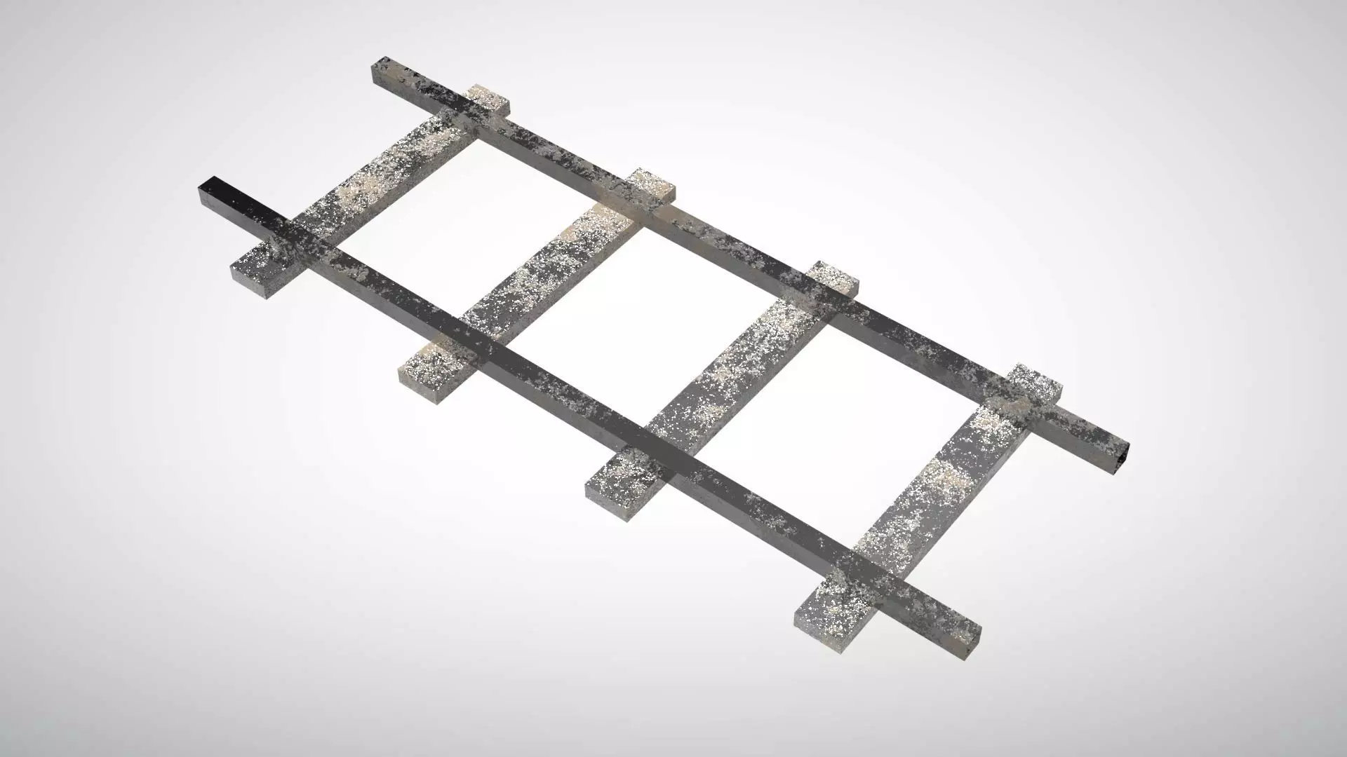 Mini Steam Locomotive Low-poly 3D model_6