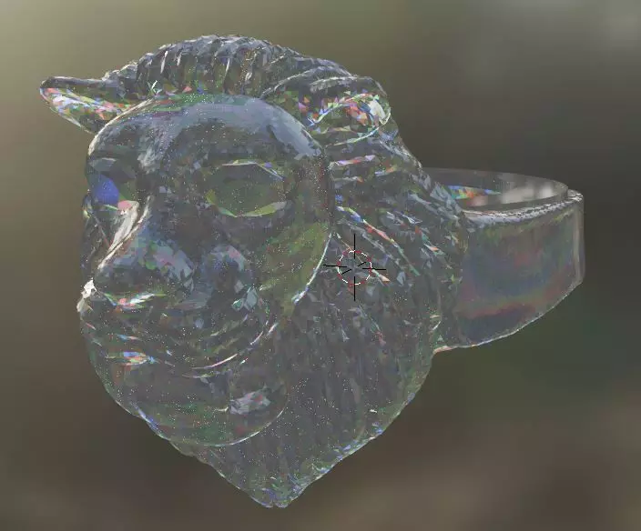 Anello Leone Lion Ring with standard sizes 3D print model_22