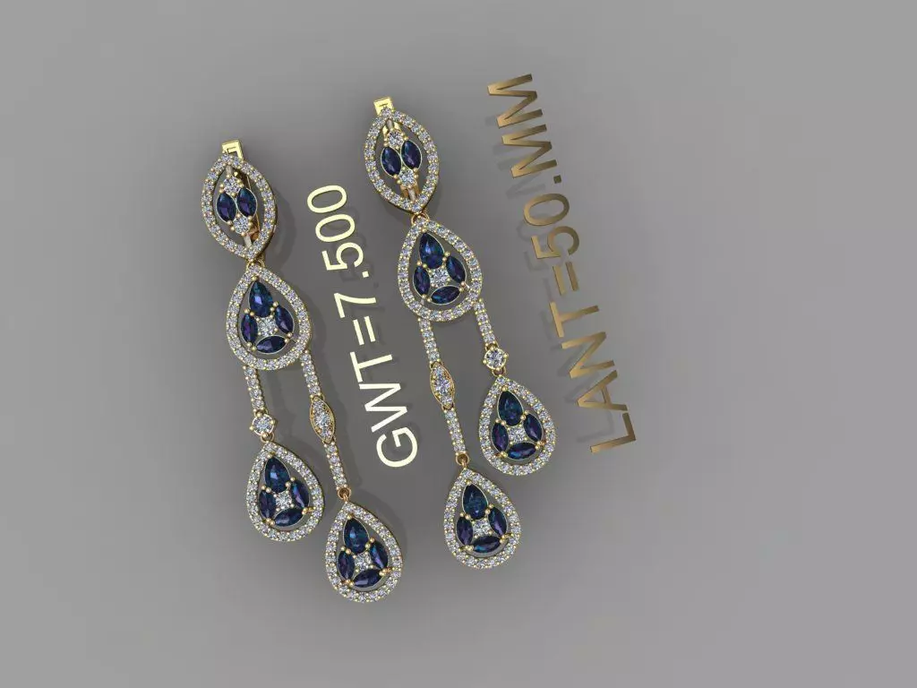 FASION EARING 3D model_2