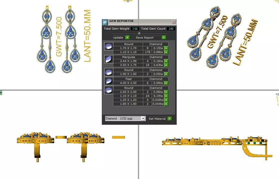 FASION EARING 3D model_3