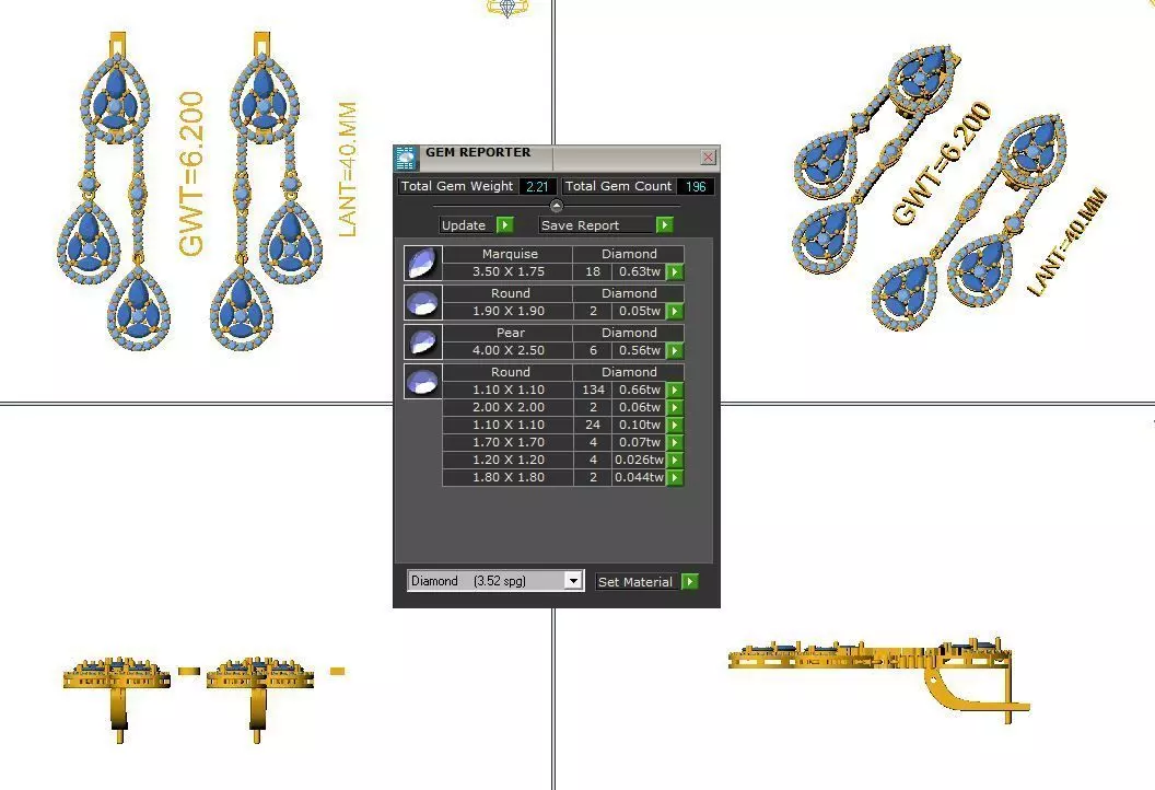 FASION EARING 3D model_3