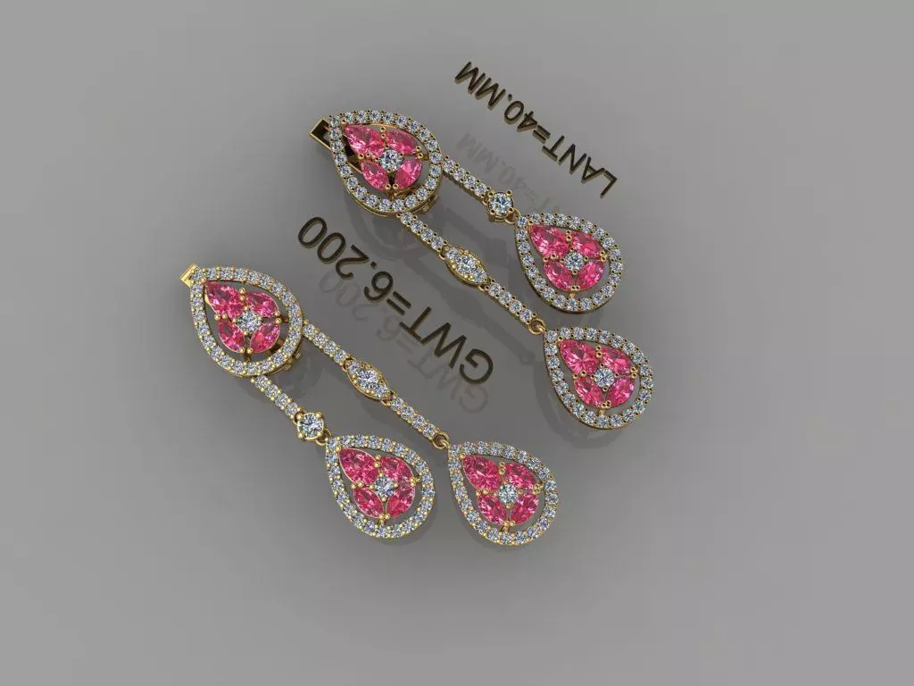 FASION EARING 3D model_2
