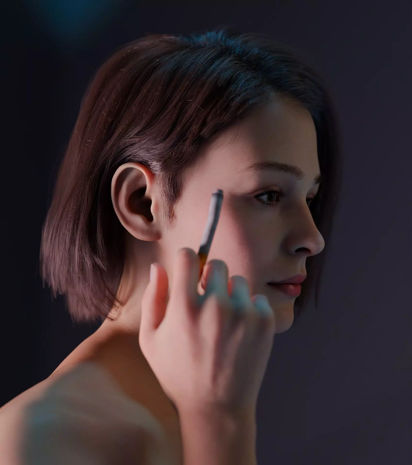 Layla - Advanced Rigged Female Low-poly 3D model_18