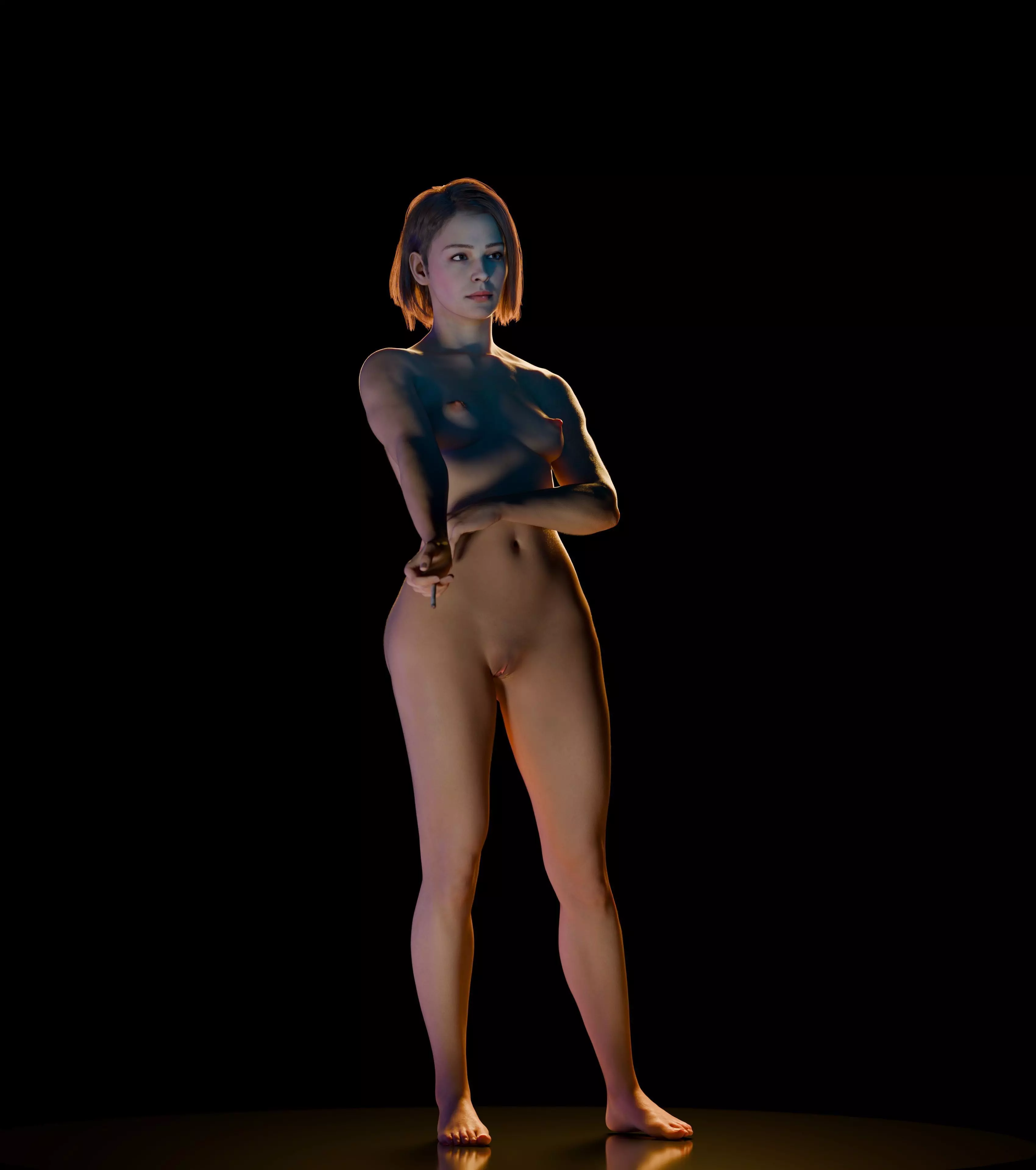 Layla - Advanced Rigged Female Low-poly 3D model_42