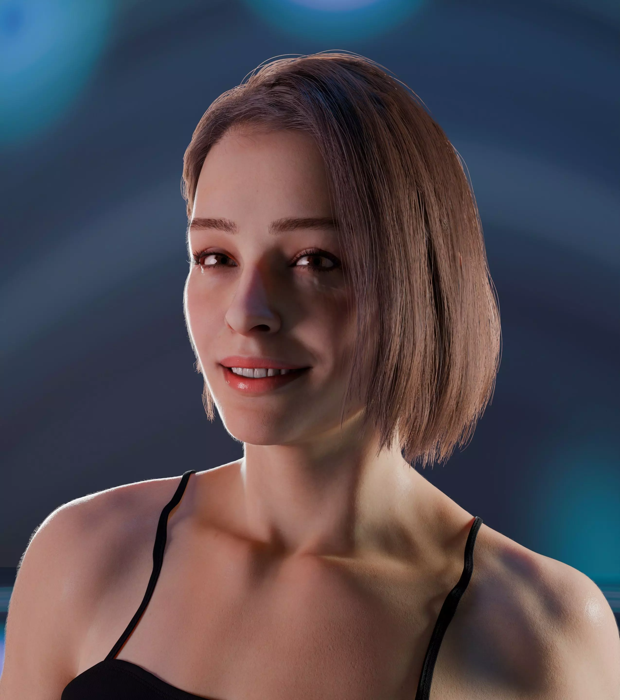 Layla - Advanced Rigged Female Low-poly 3D model_59