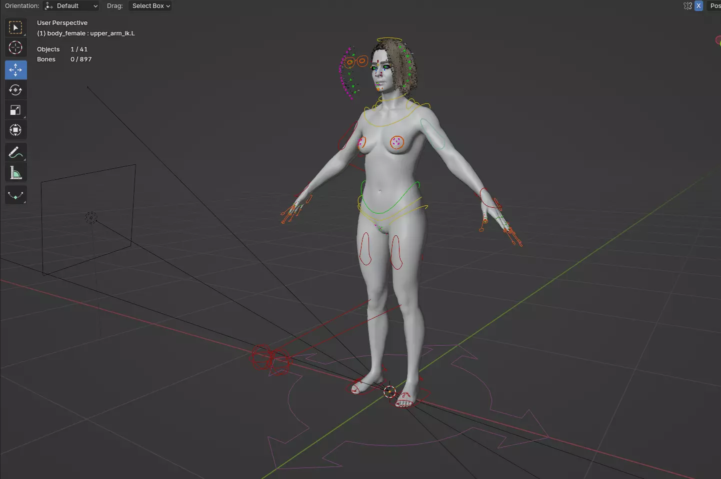 Layla - Advanced Rigged Female Low-poly 3D model_71