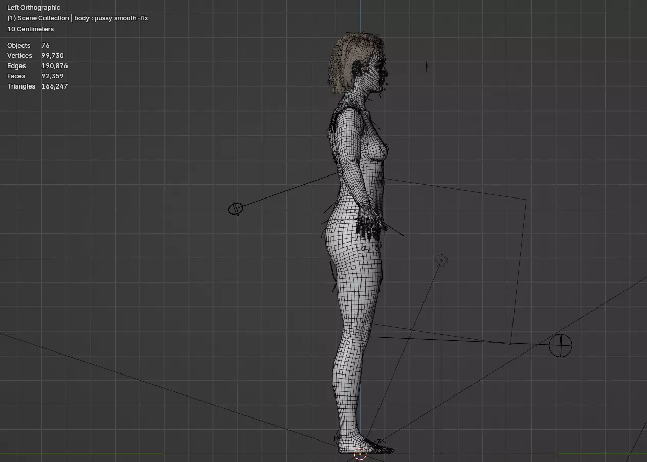 Layla - Advanced Rigged Female Low-poly 3D model_70