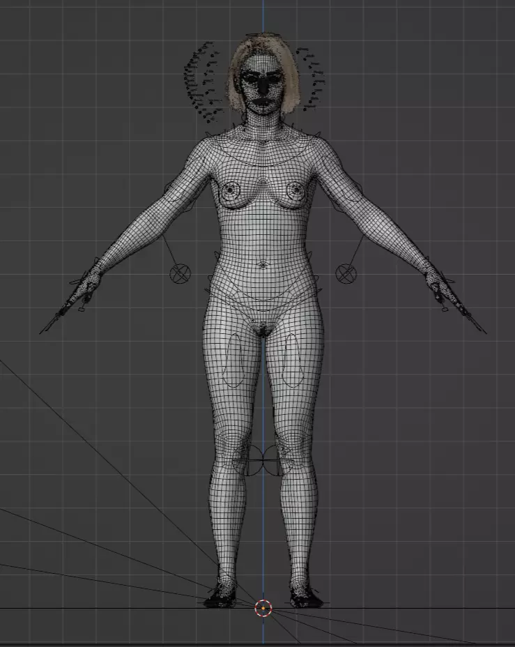 Layla - Advanced Rigged Female Low-poly 3D model_67