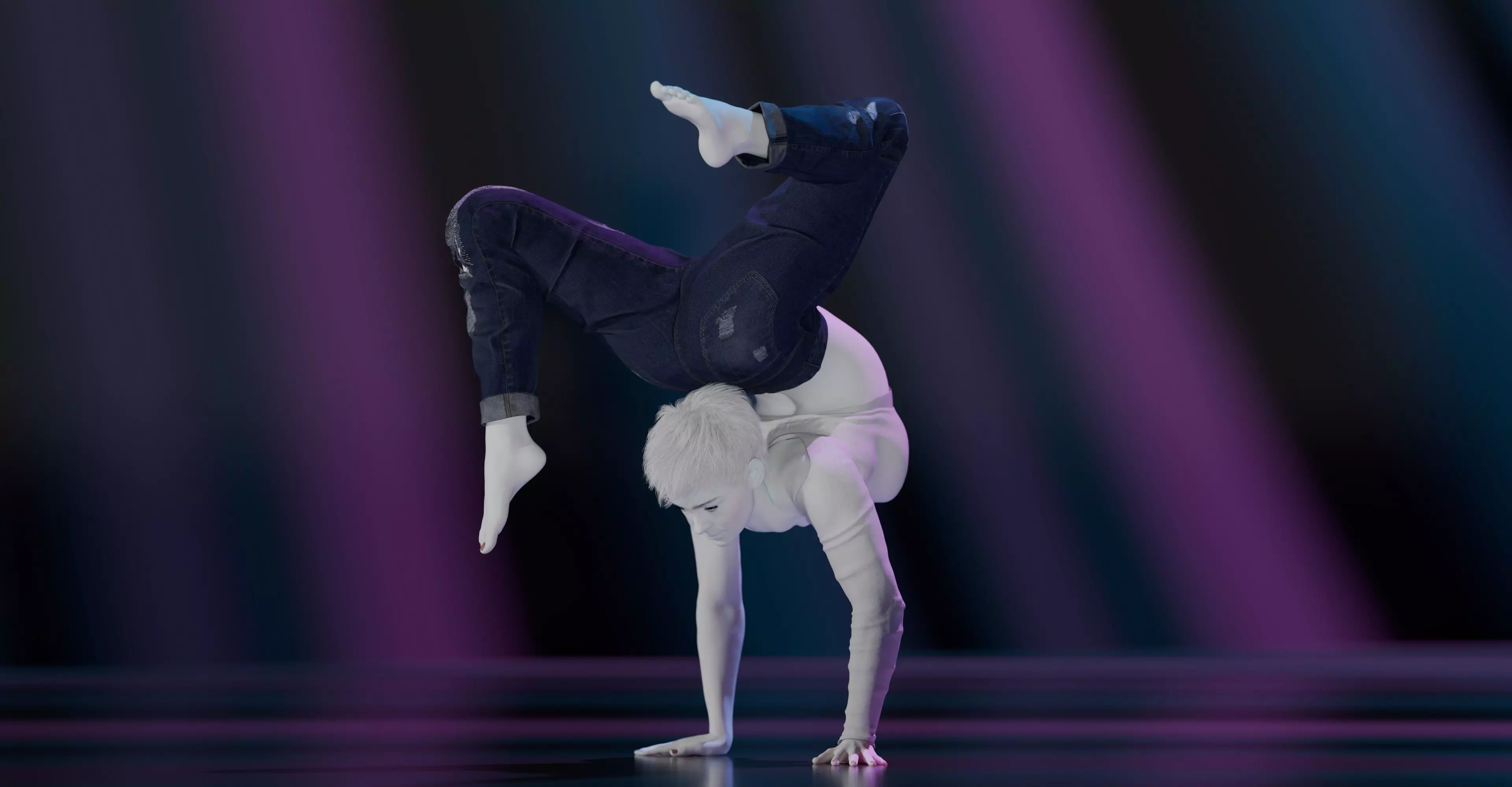 Layla - Advanced Rigged Female Low-poly 3D model_28