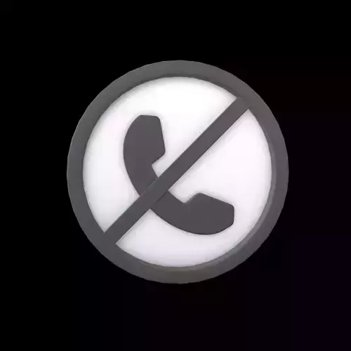 Prohibited Phone Symbol V1 005