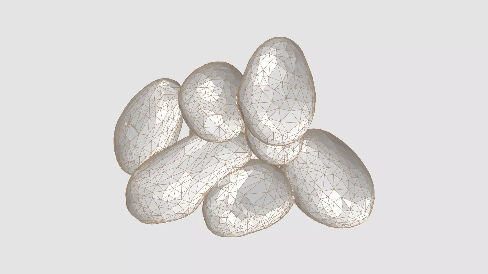 Potato Stack Low-poly 3D model_8