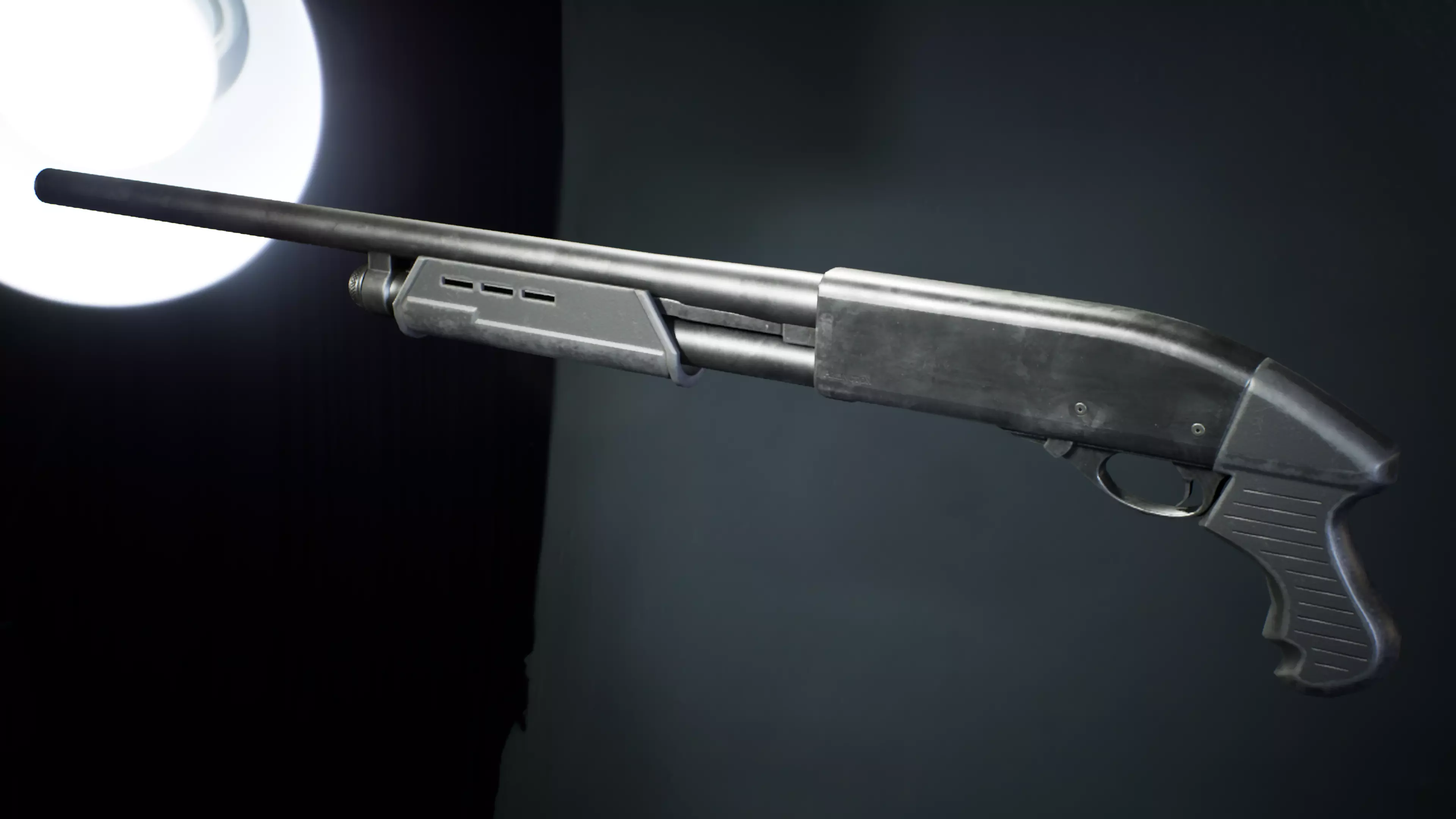 PBR - R870 Shorty Shotgun  - Game-Ready 3D Asset Low-poly 3D model_2