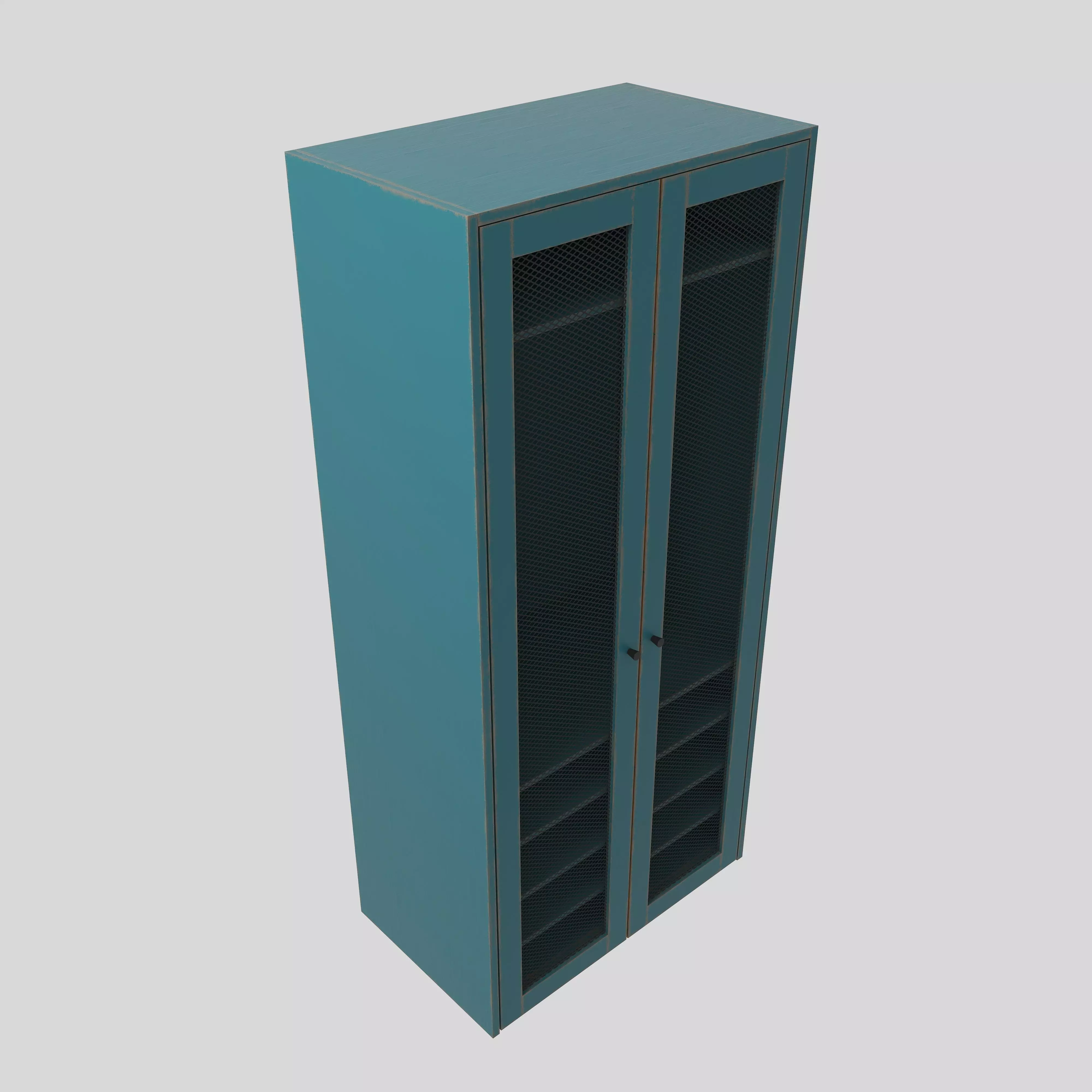 Wire Cabinet 3D model_1