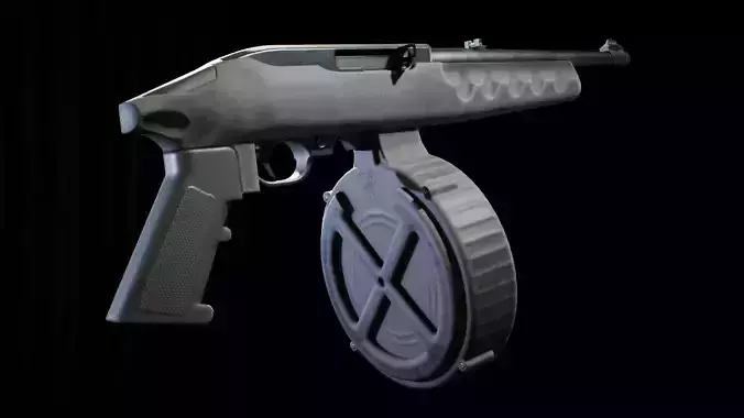 PBR - Ruger 10 22 Beehive Rifle - Game-Ready 3D Asset Low-poly 3D model