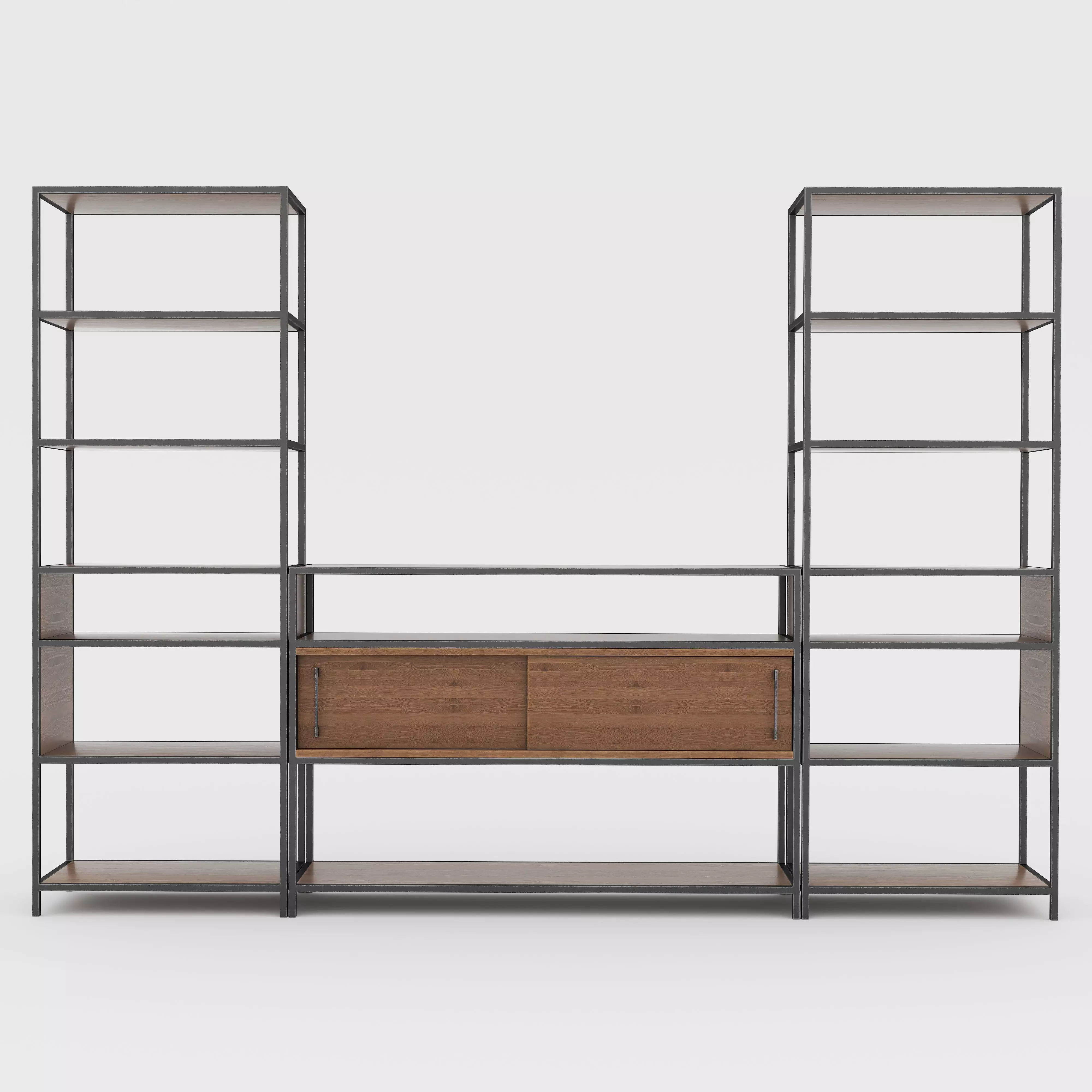 Tv Unit 002 Setery Loft 3D model_1