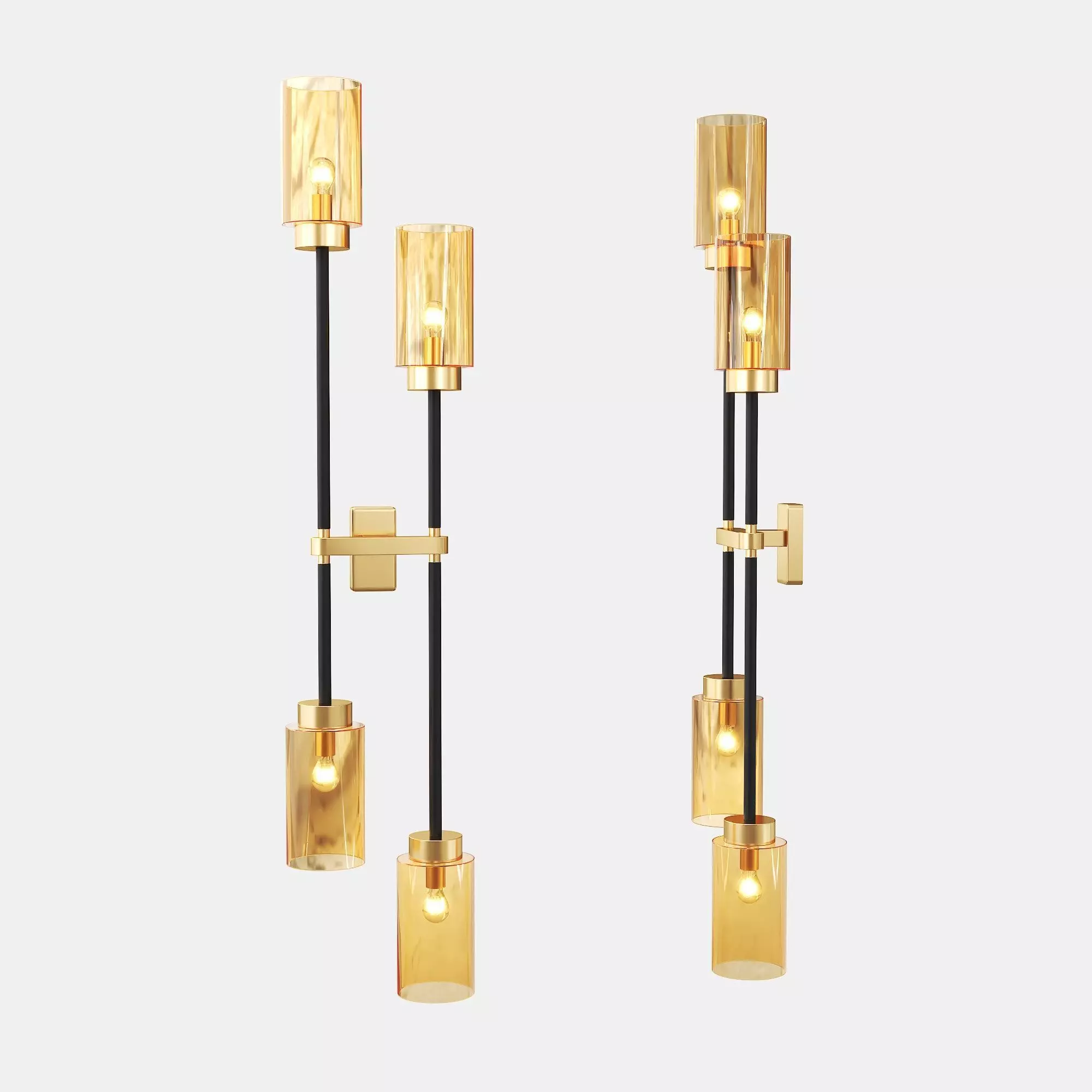 Tallrace Wall Light 3D model_0