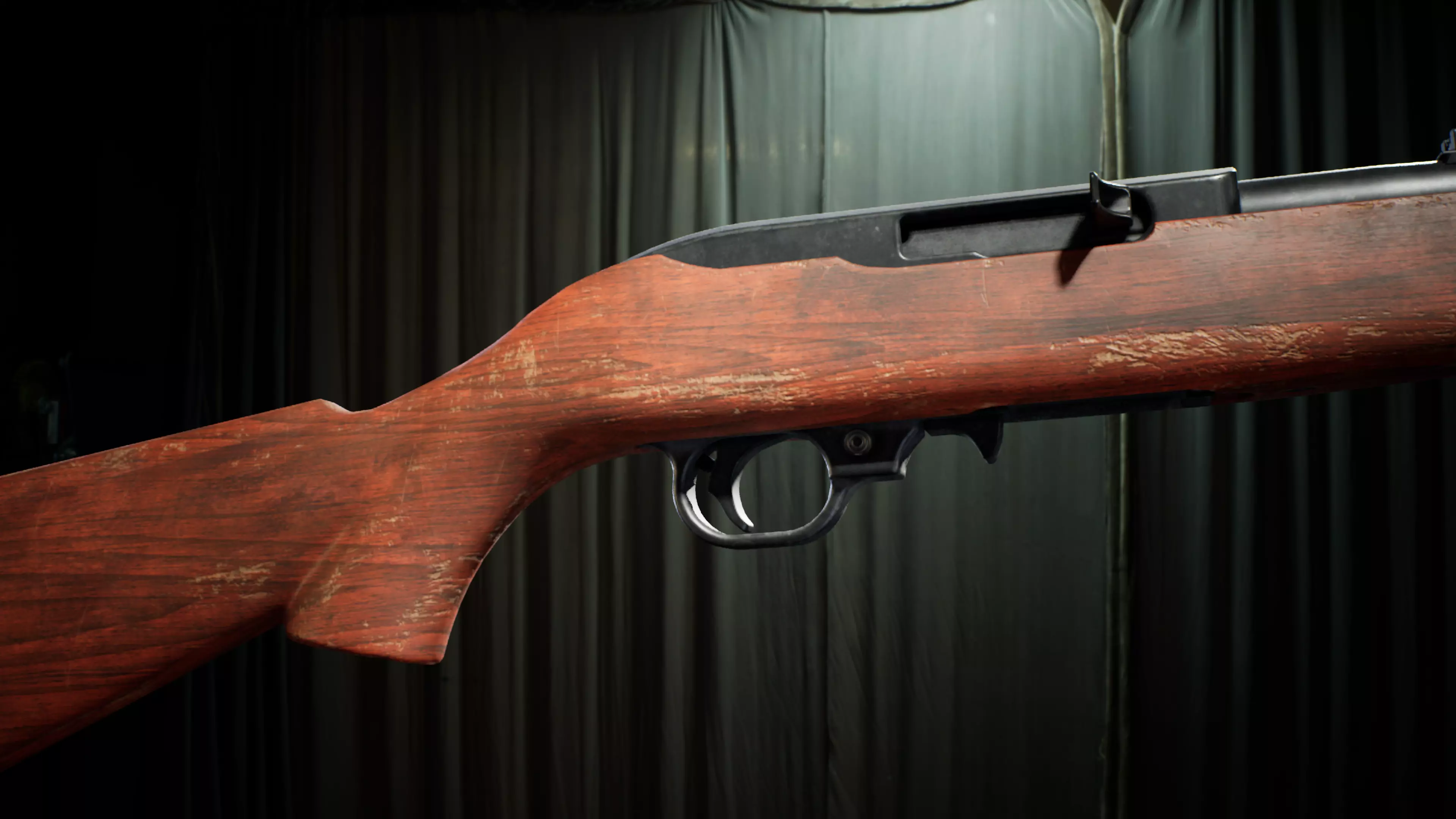 PBR - Ruger 10 22 Carbine Rifle - Game-Ready 3D Asset Low-poly 3D model_3