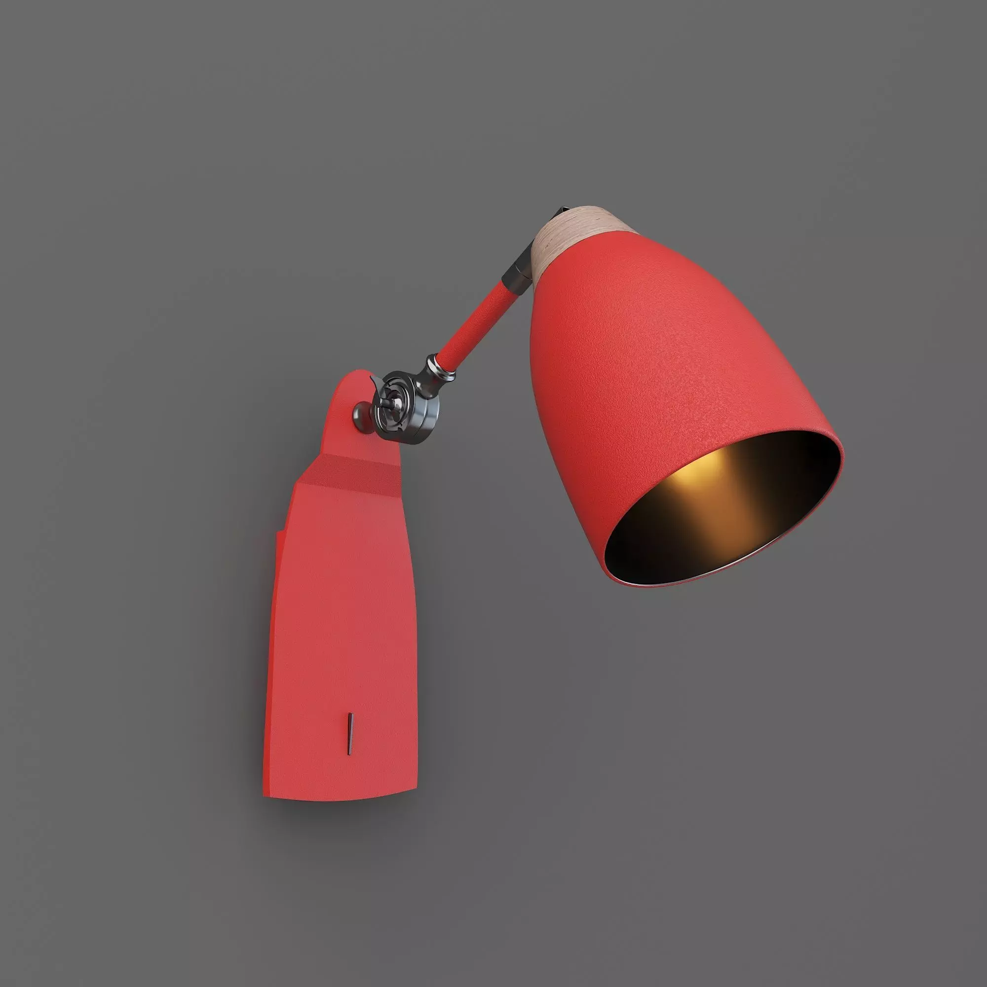 Royalty Wall Light 3D model_0