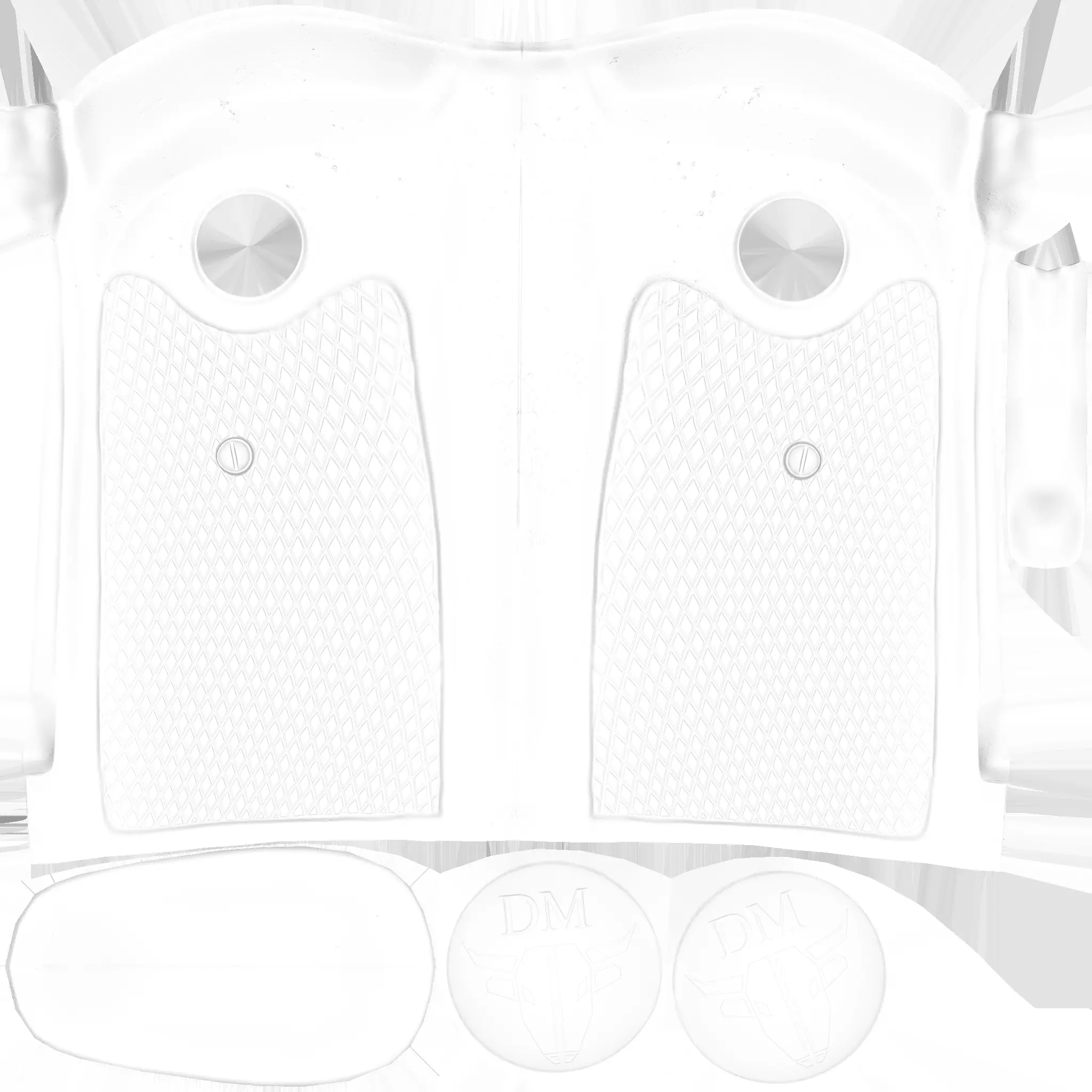 PBR - Western 357 Revolver - Game-Ready 3D Asset Low-poly 3D model_11