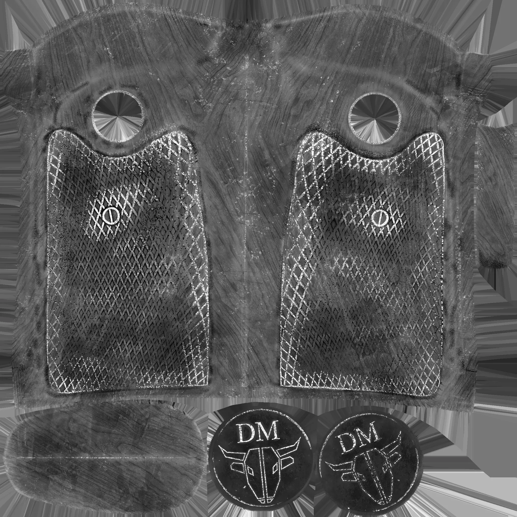 PBR - Western 357 Revolver - Game-Ready 3D Asset Low-poly 3D model_14