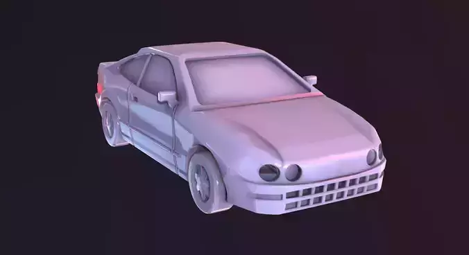 Miniature 3D Printable 97 Acura Integra