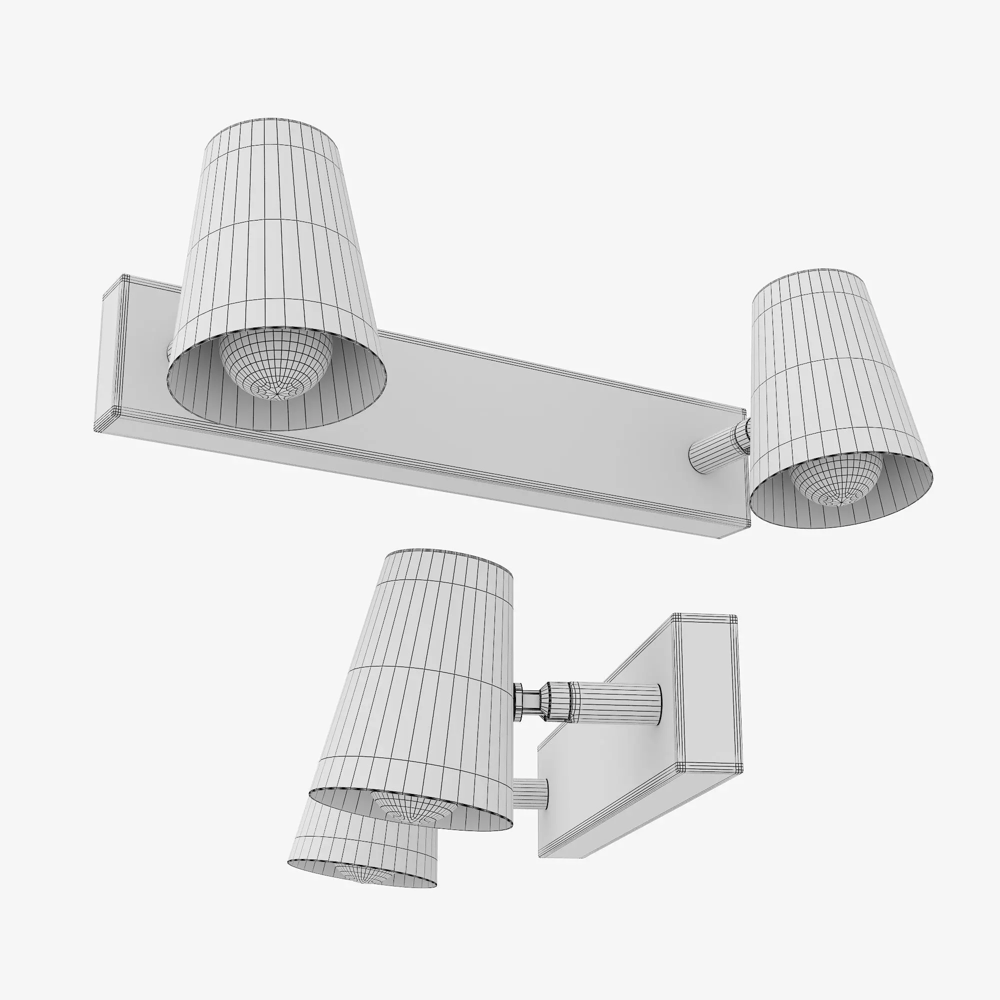 Rainholee Wall Light 3D model_1