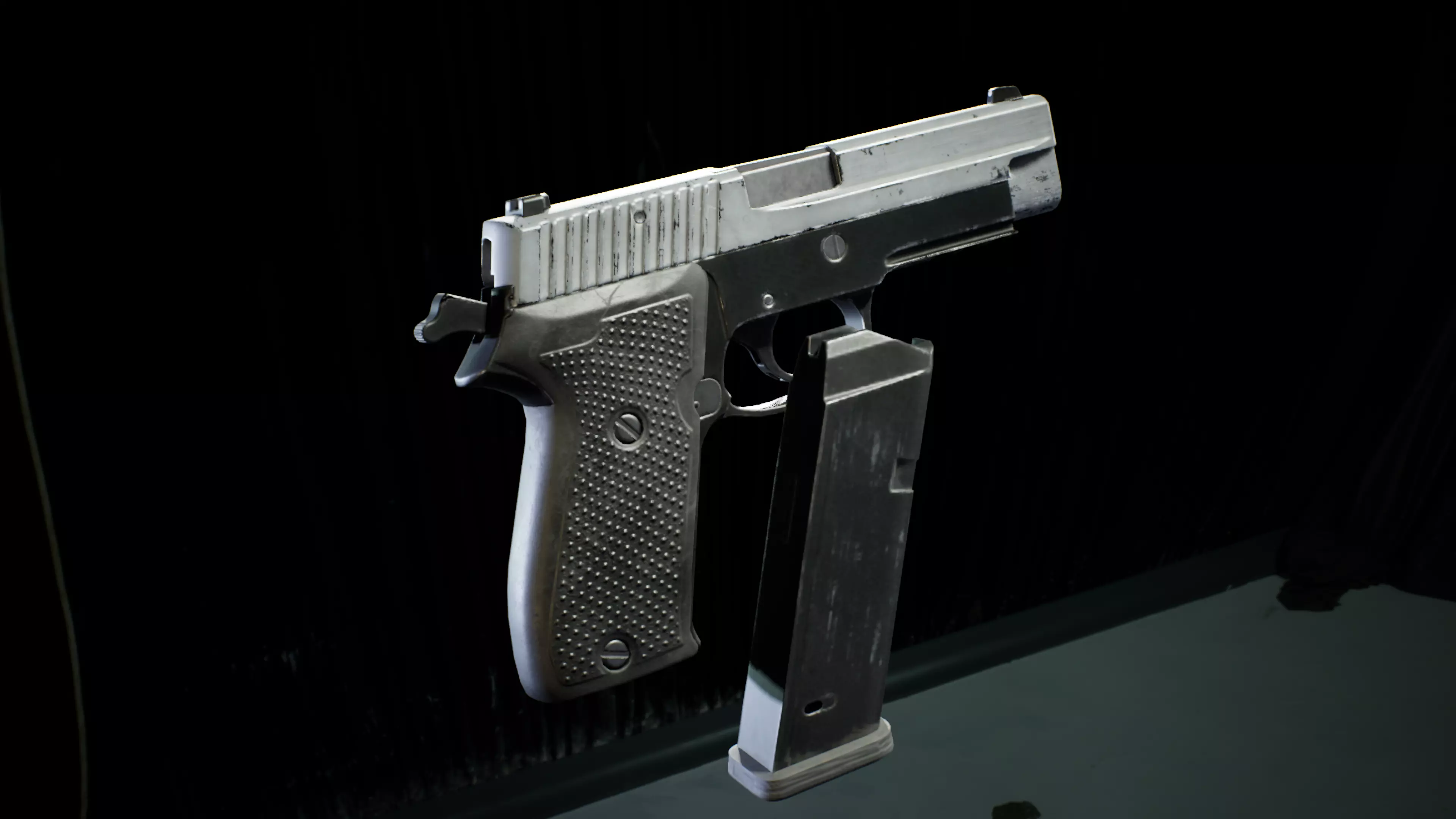 PBR - P2020 Semi-Automatic Pistol - Game-Ready 3D Asset Low-poly 3D model_1