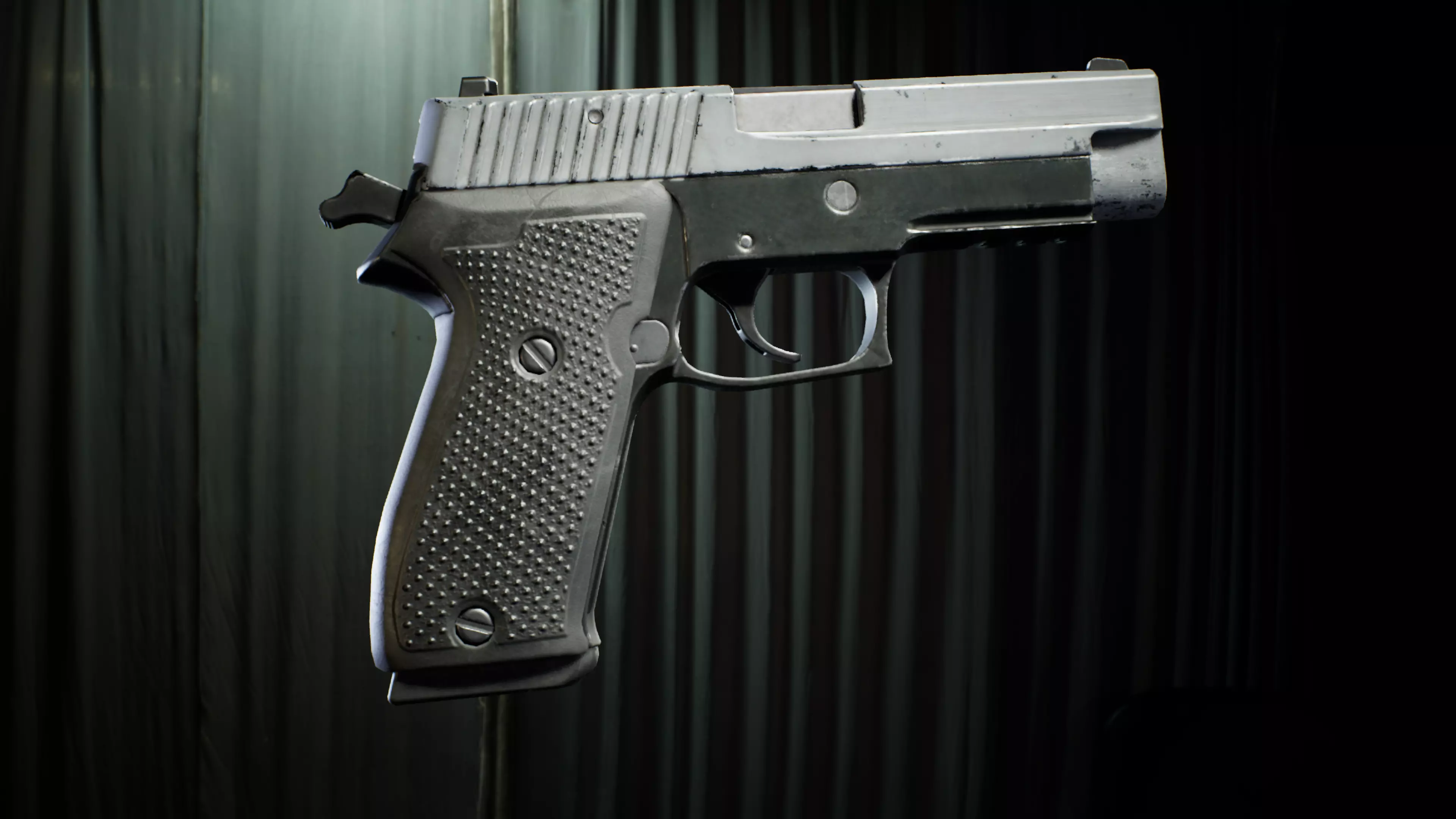 PBR - P2020 Semi-Automatic Pistol - Game-Ready 3D Asset Low-poly 3D model_2