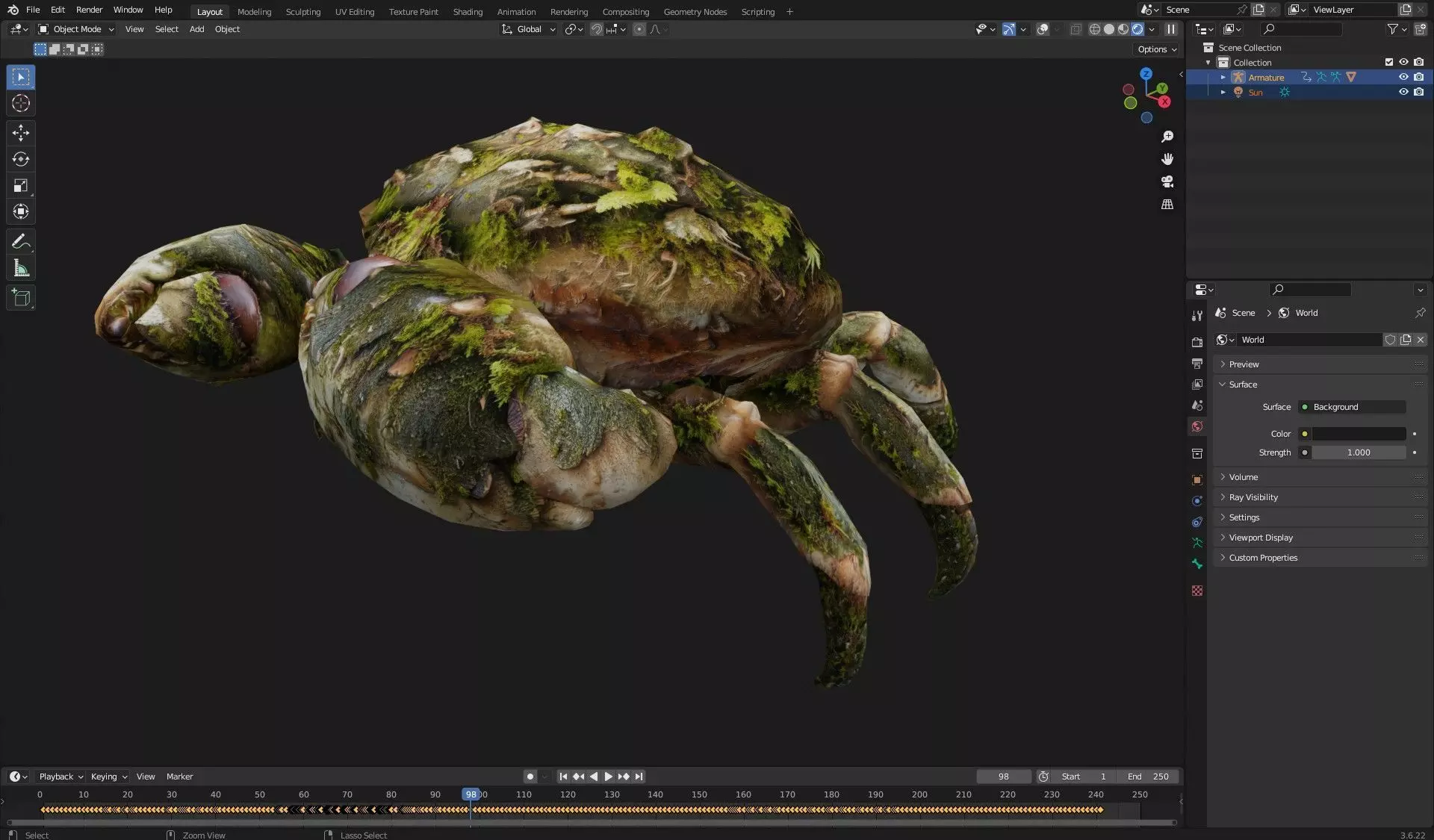 Crab Monster-V1a 3D model_19