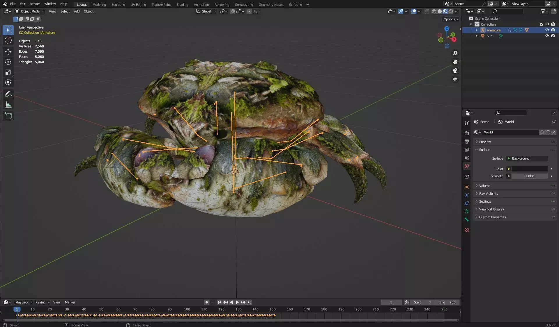 Crab Monster-V1a 3D model_15