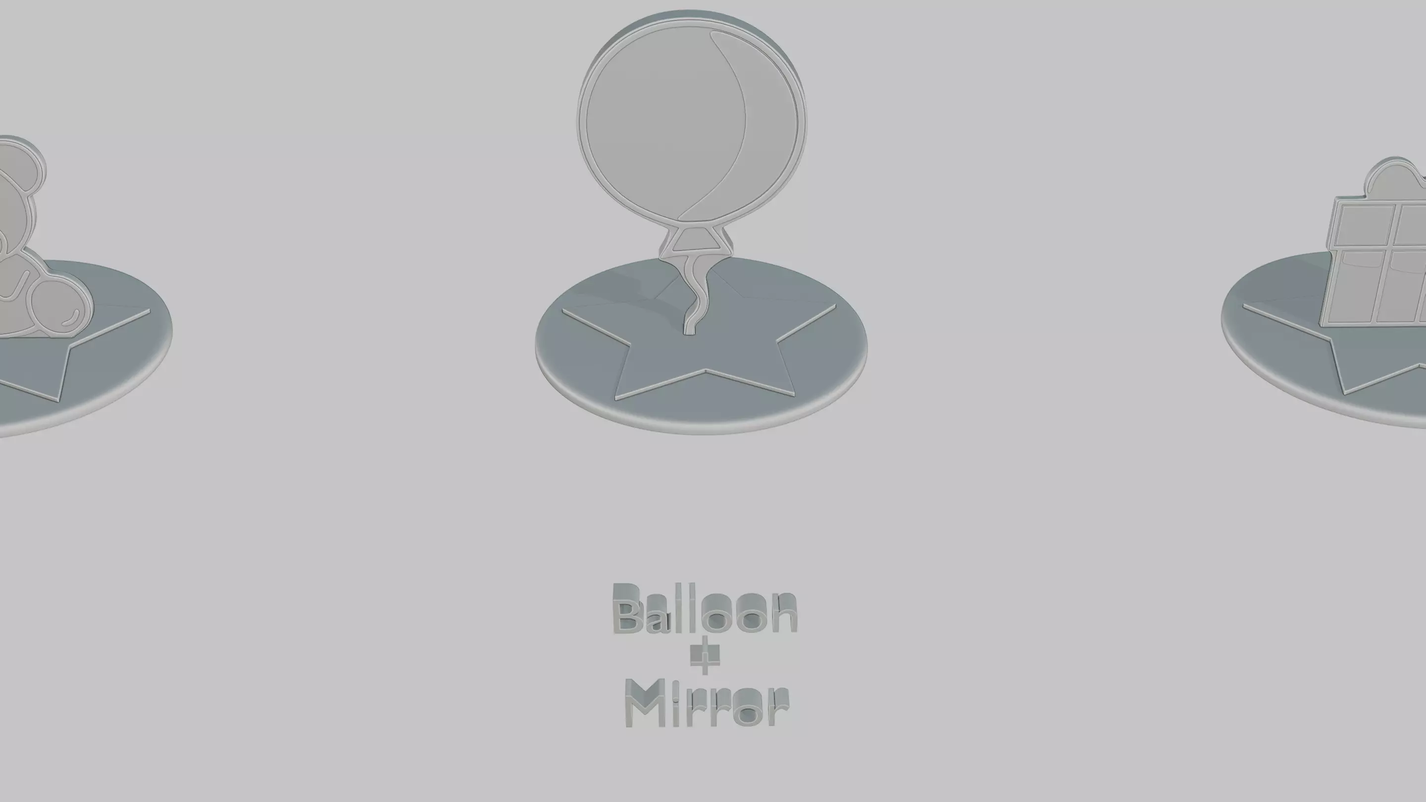 Baby Shower Pack Emoji Statues 3D print model_23