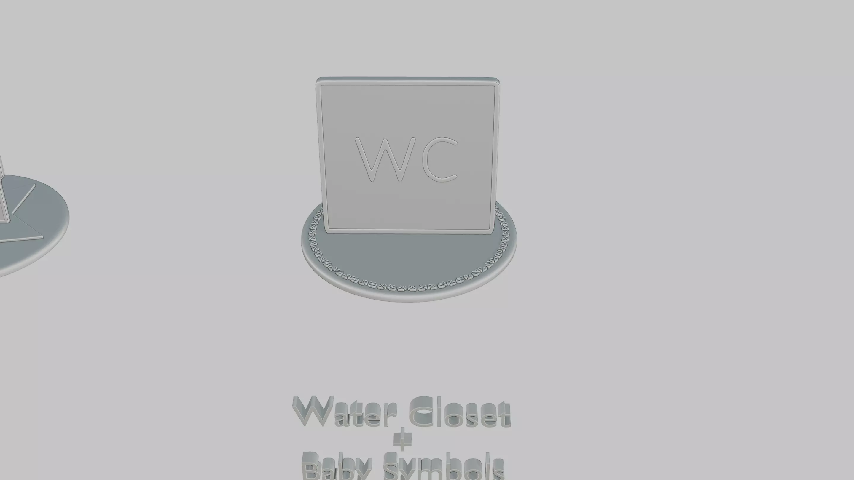 Baby Shower Pack Emoji Statues 3D print model_28