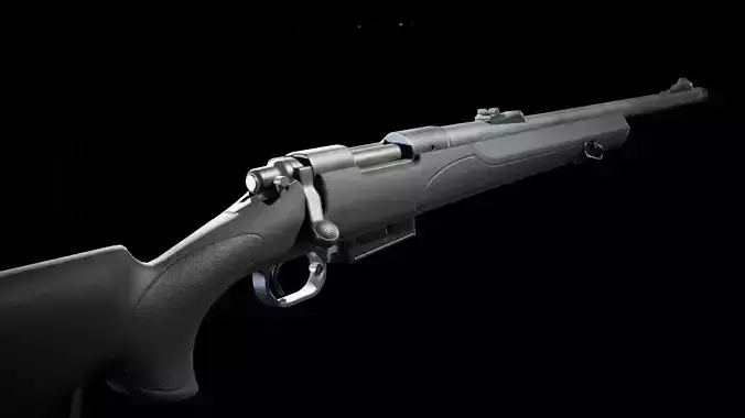 PBR - R700 Hunting Rifle - Game-Ready 3D Asset