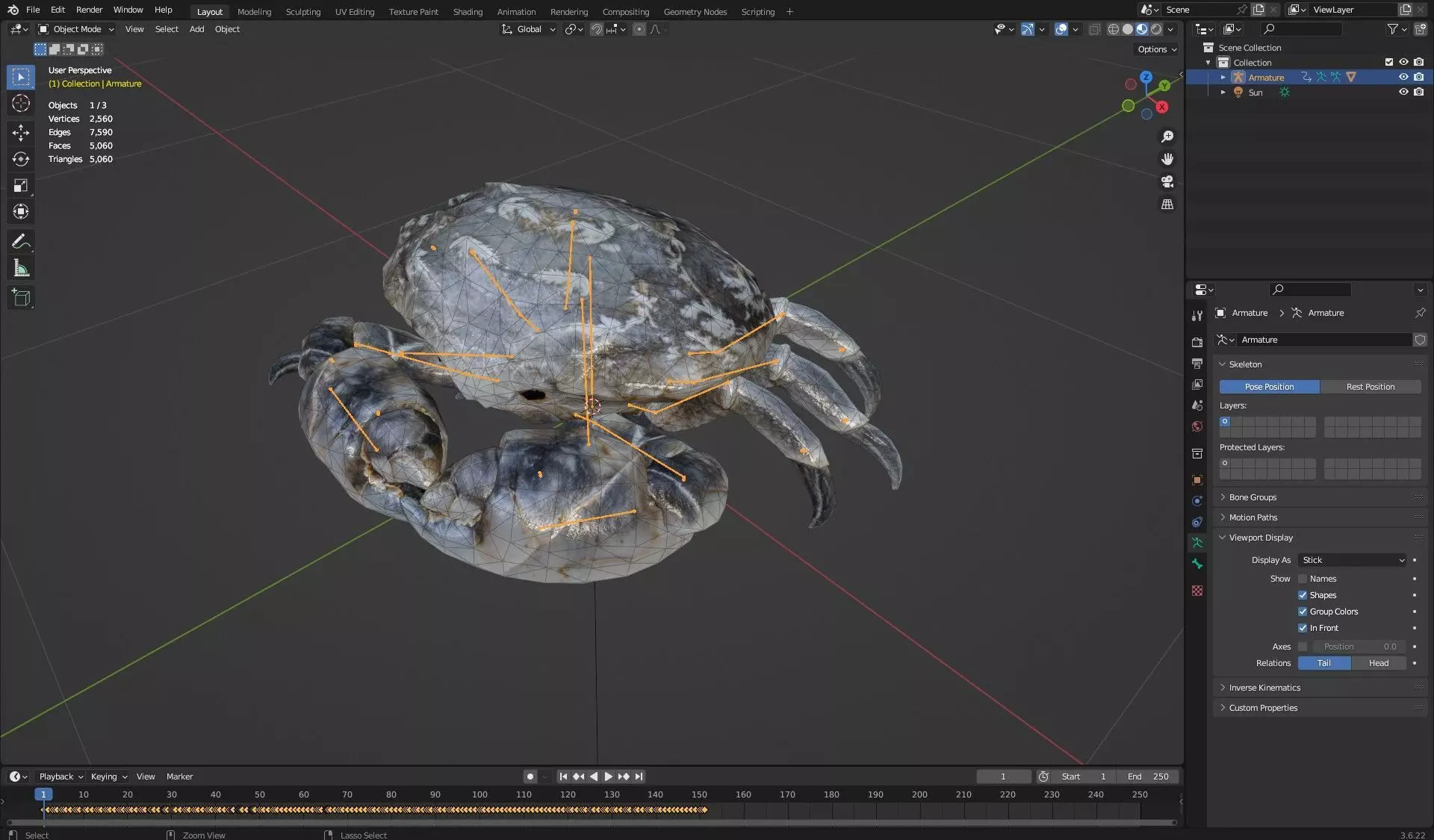 Crab Monster-V1c 3D model_15