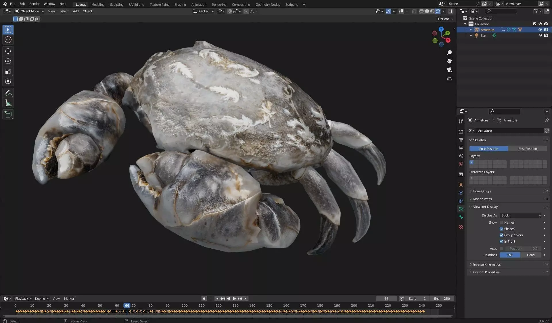 Crab Monster-V1c 3D model_19