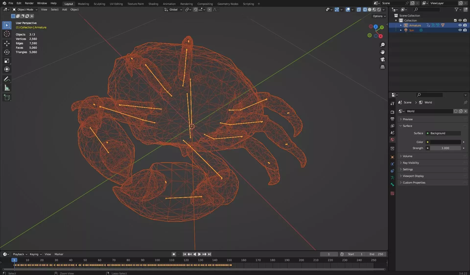 Crab Monster-V1c 3D model_17