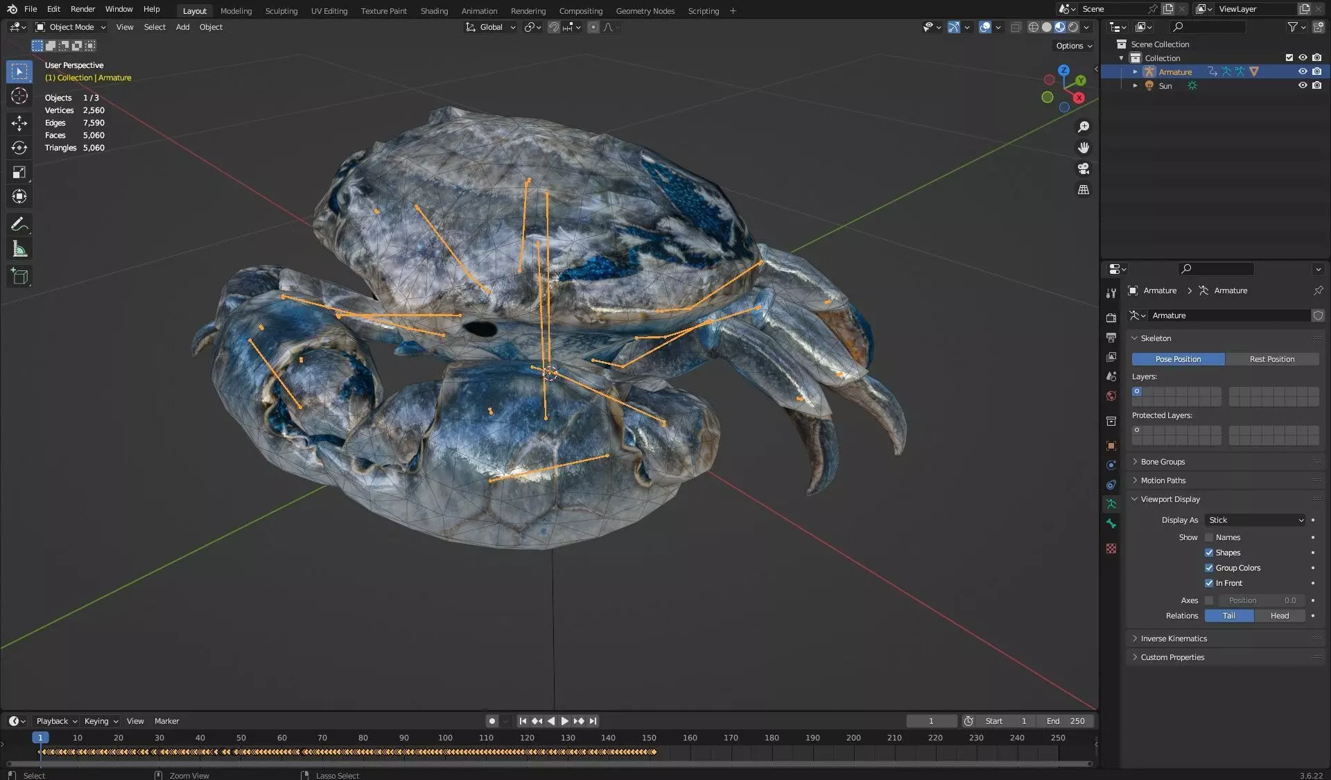 Crab Monster-V1e 3D model_15
