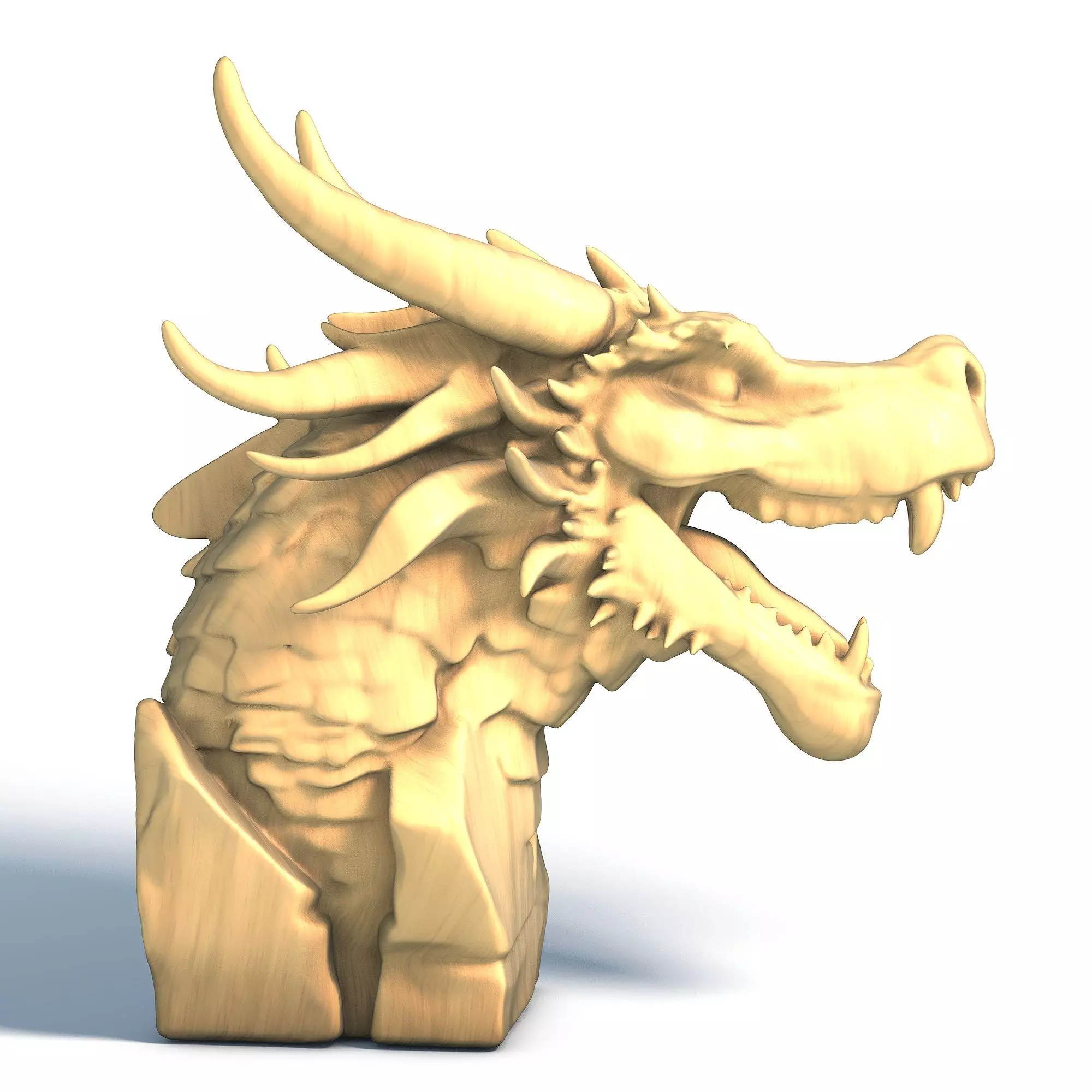 Dragon Head 3D print model_5