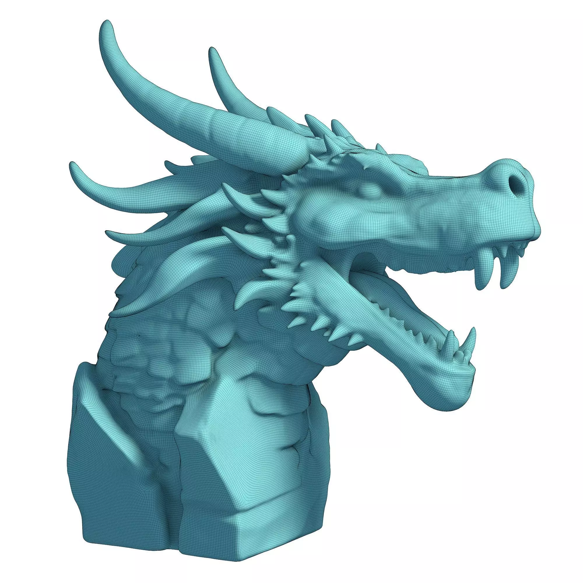 Dragon Head 3D print model_8
