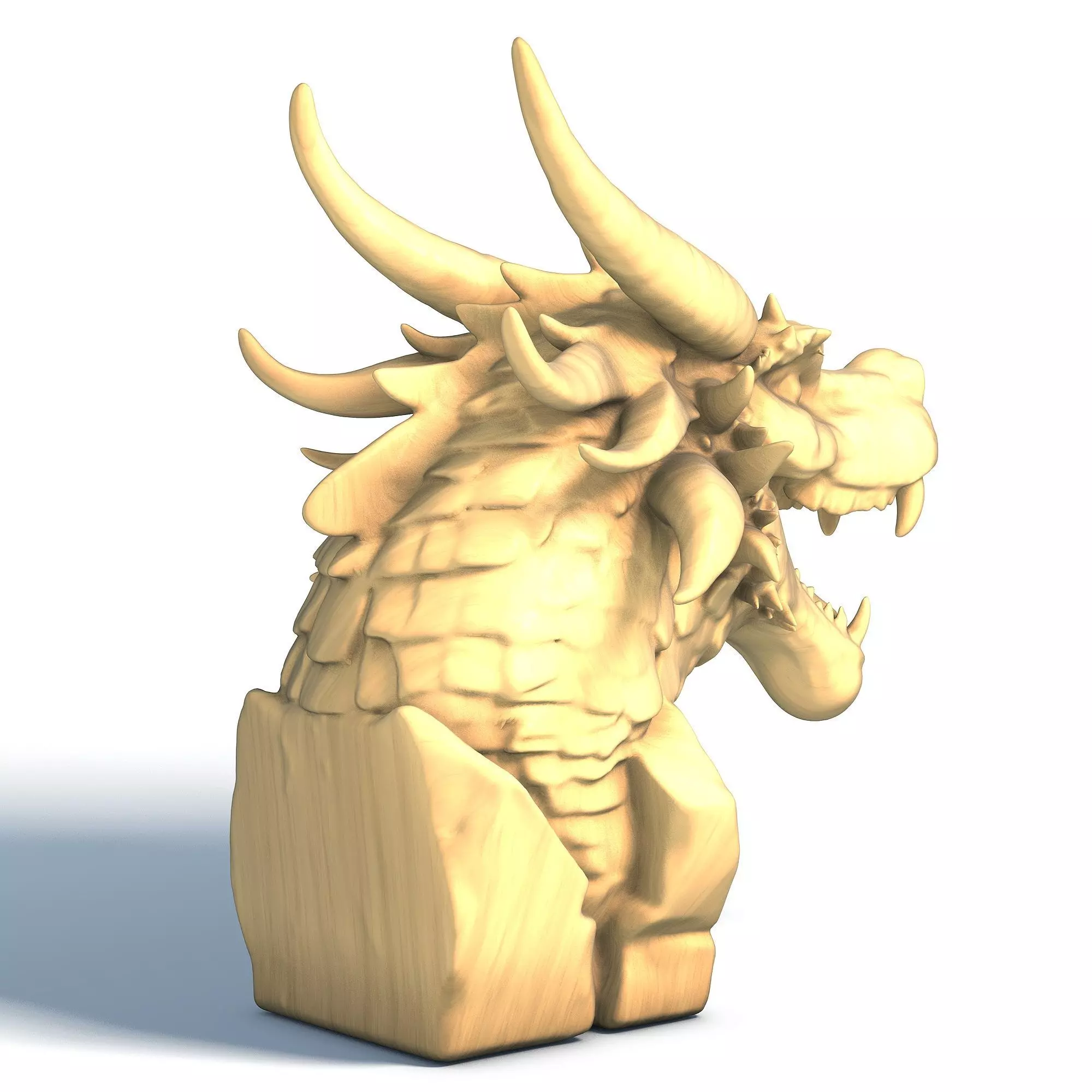 Dragon Head 3D print model_4