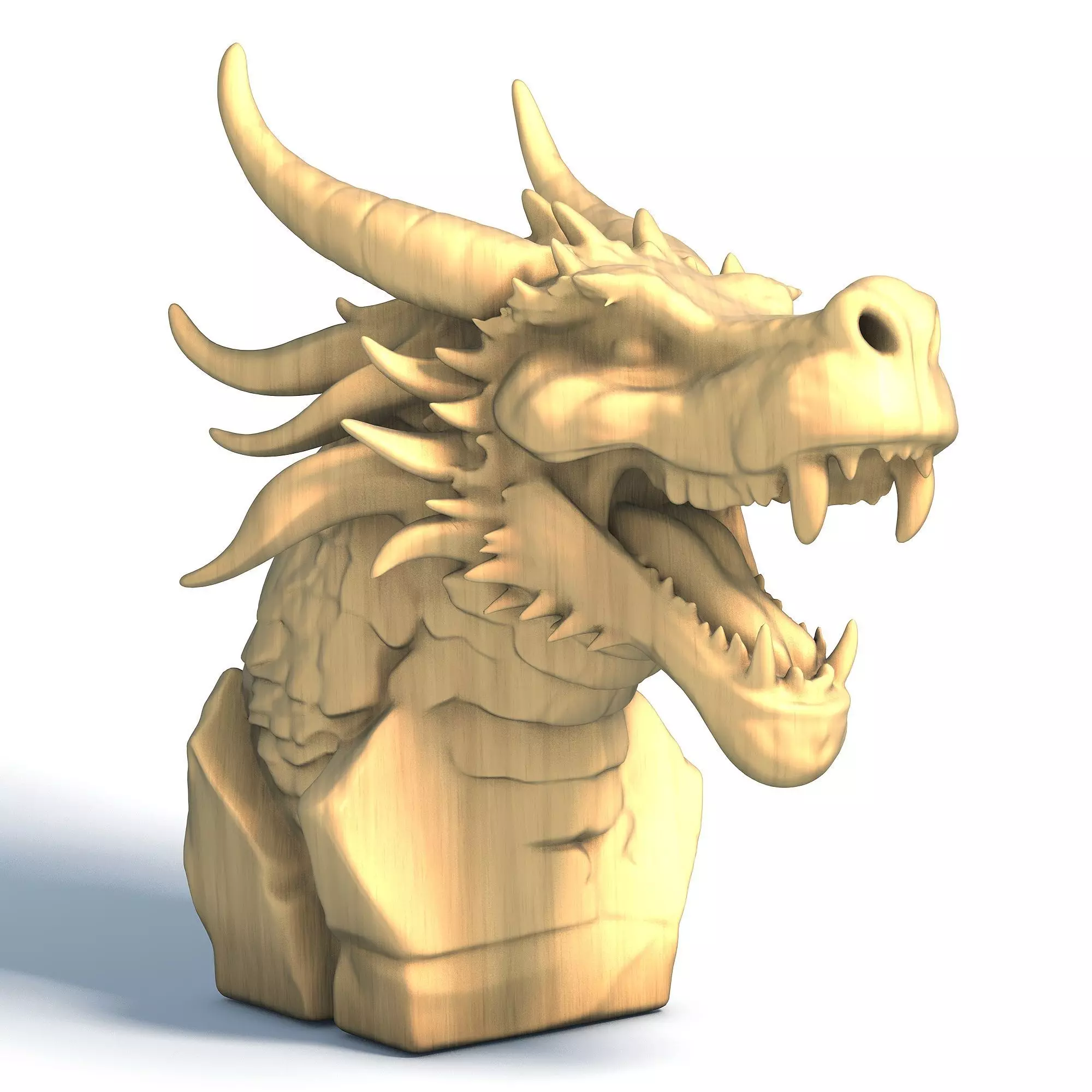 Dragon Head 3D print model_6