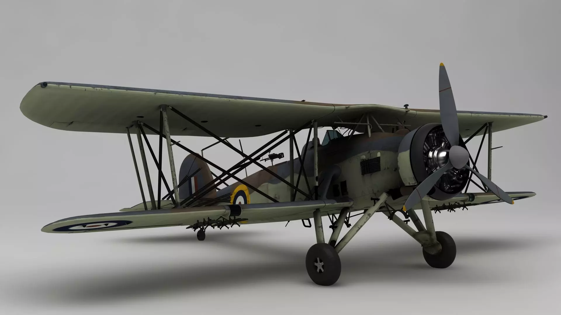 Swordfish MK1 1934 3D model_1