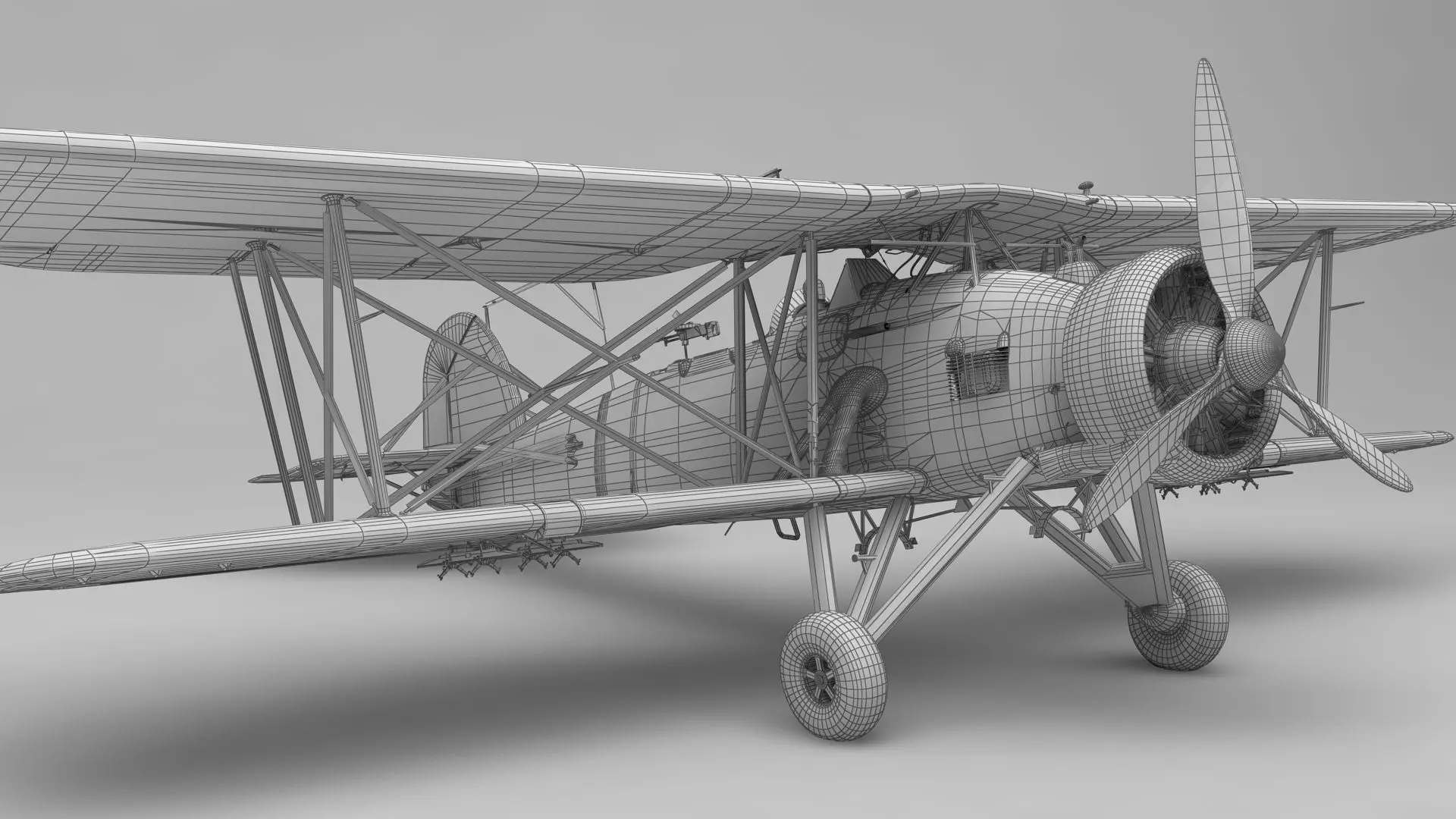 Swordfish MK1 1934 3D model_10