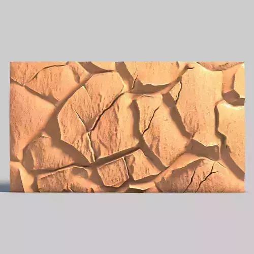 Stone Wall 216 3D print model