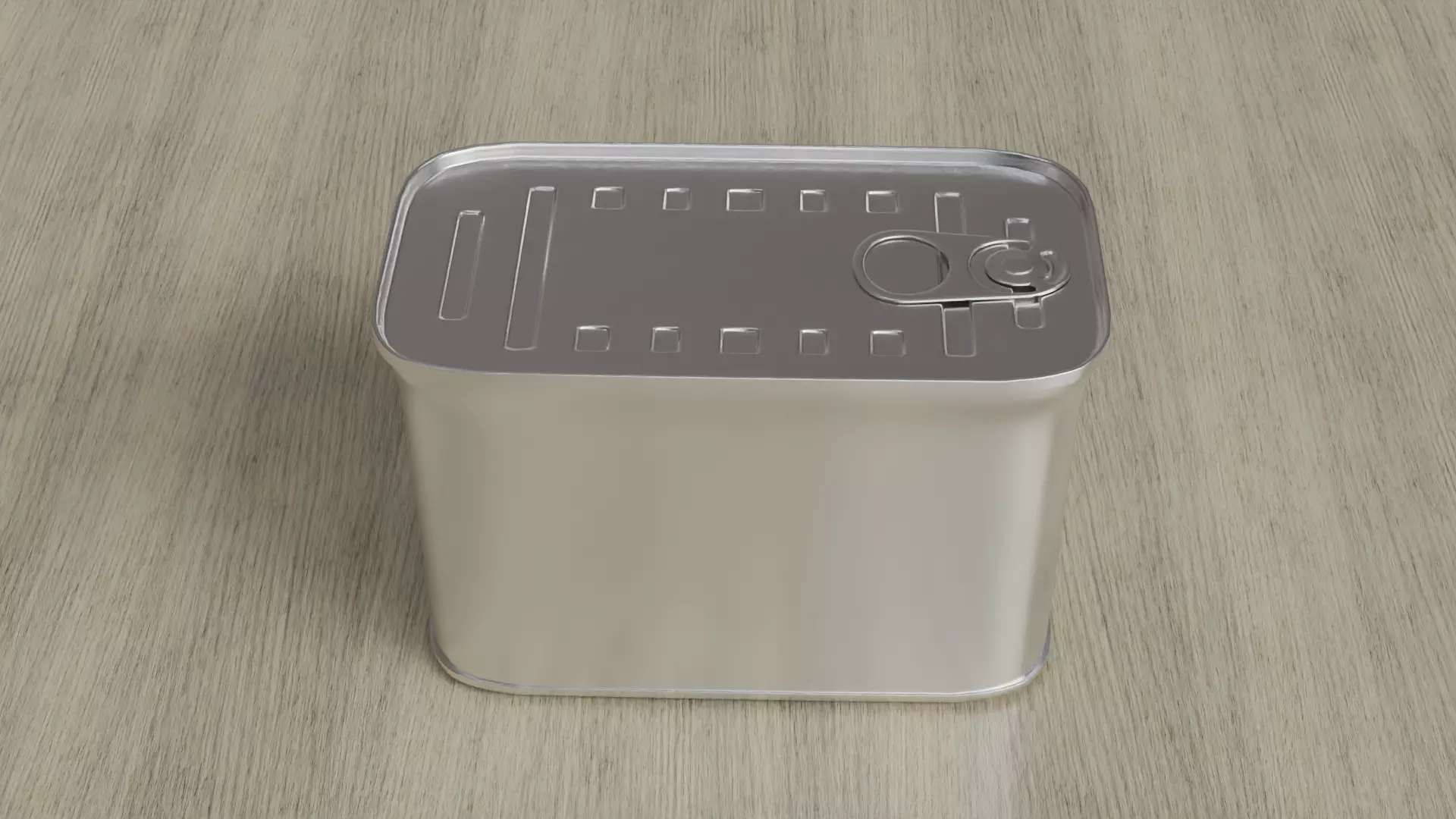 Aluminium Food can Pack Low-poly 3D model_31