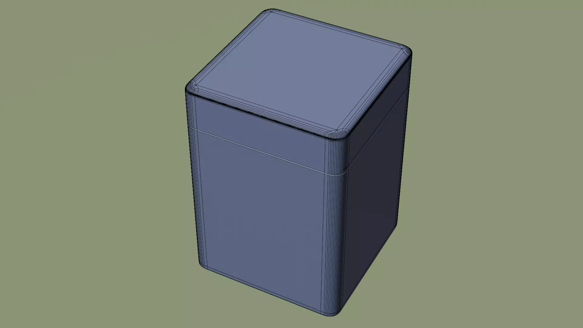 Aluminium Food can Pack Low-poly 3D model_11