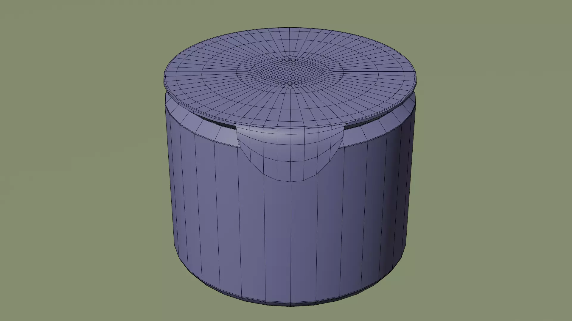 Aluminium Food can Pack Low-poly 3D model_24