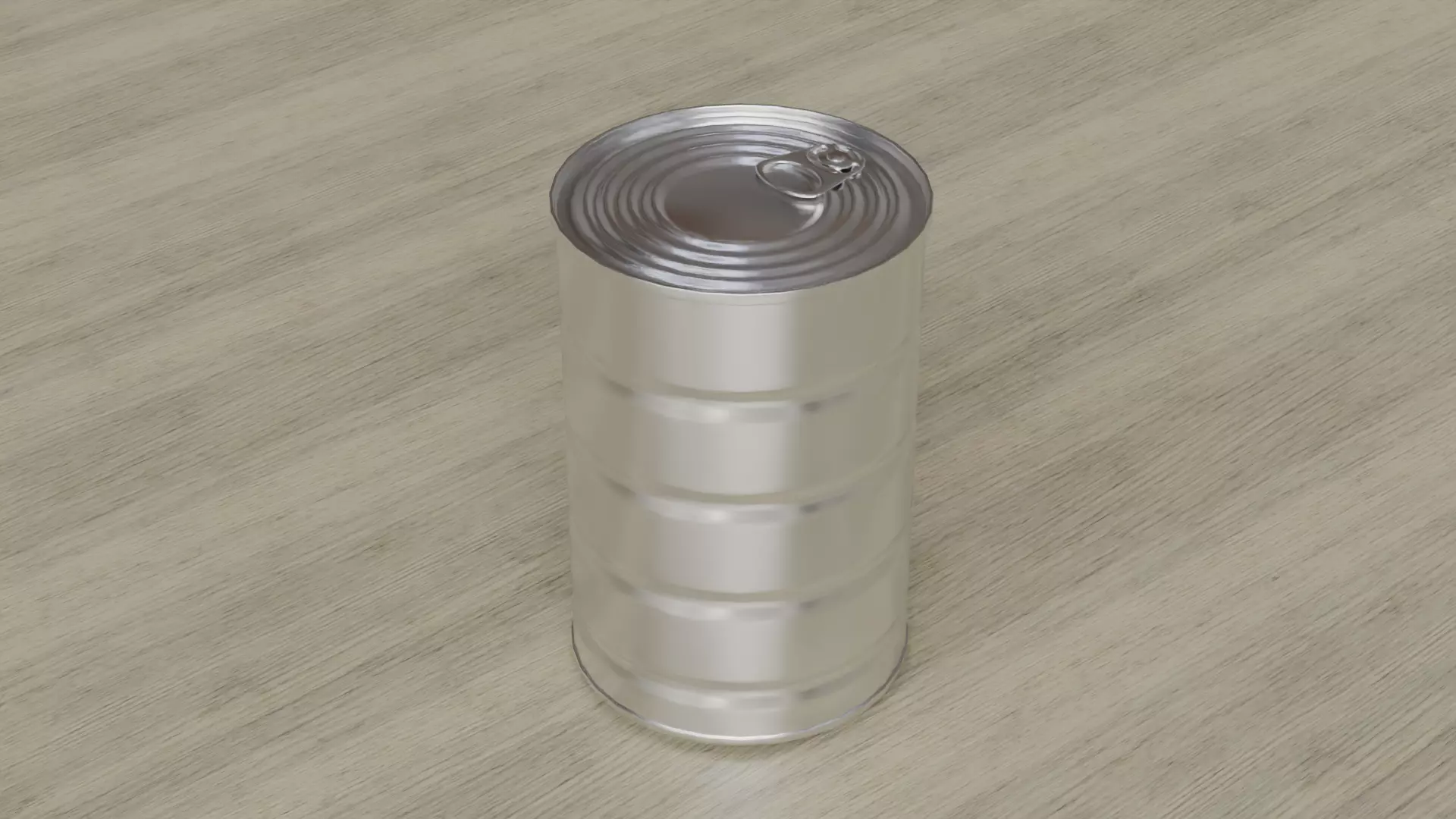 Aluminium Food can Pack Low-poly 3D model_16