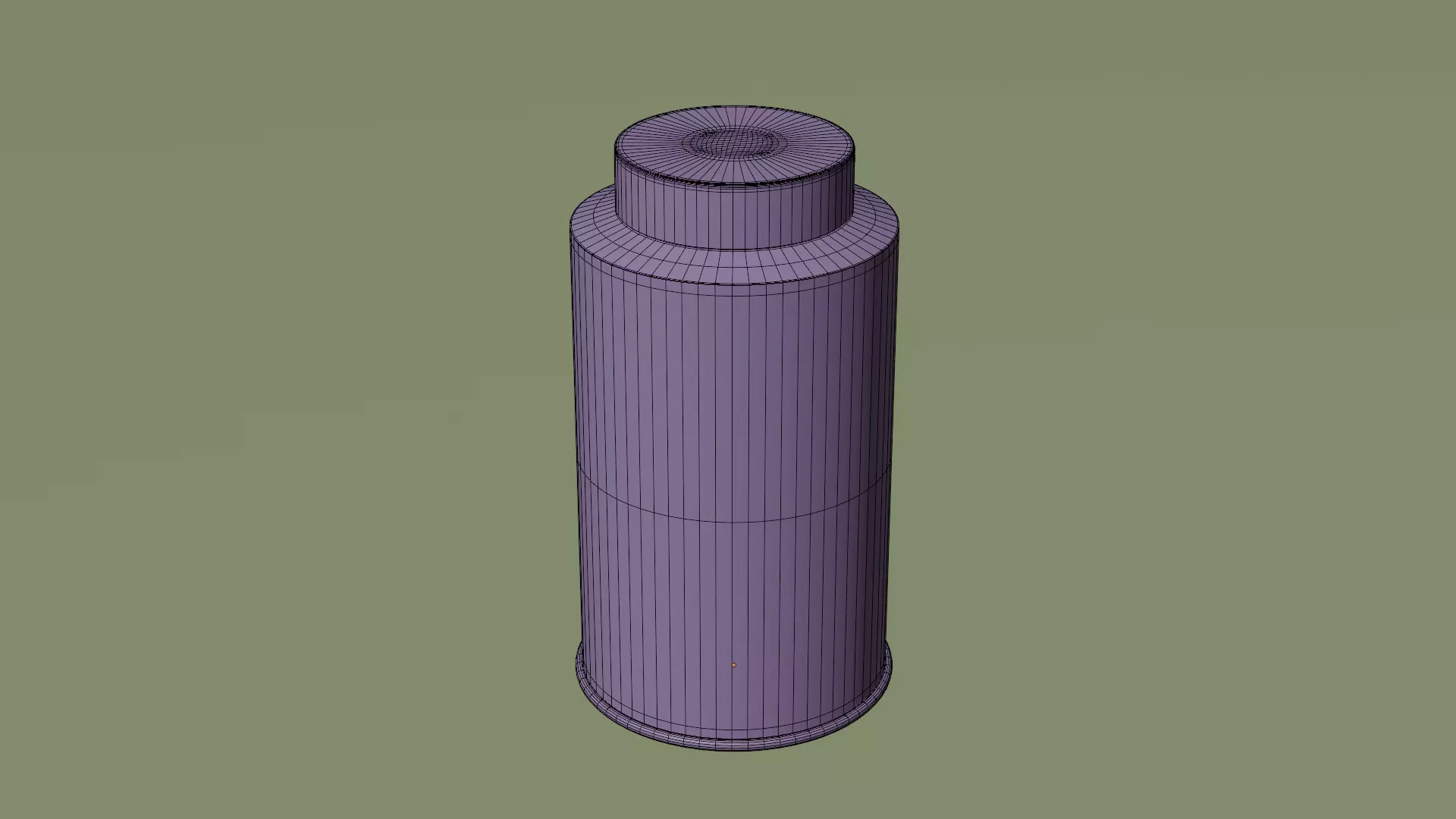 Aluminium Food can Pack Low-poly 3D model_22