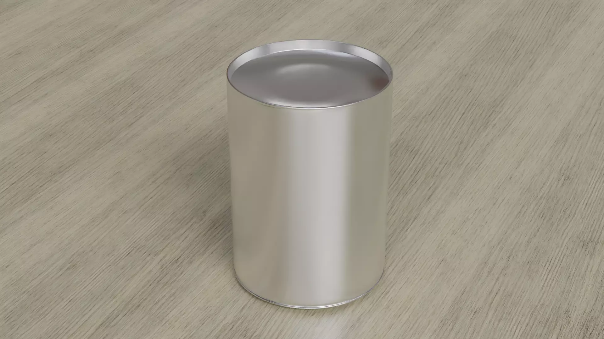 Aluminium Food can Pack Low-poly 3D model_12